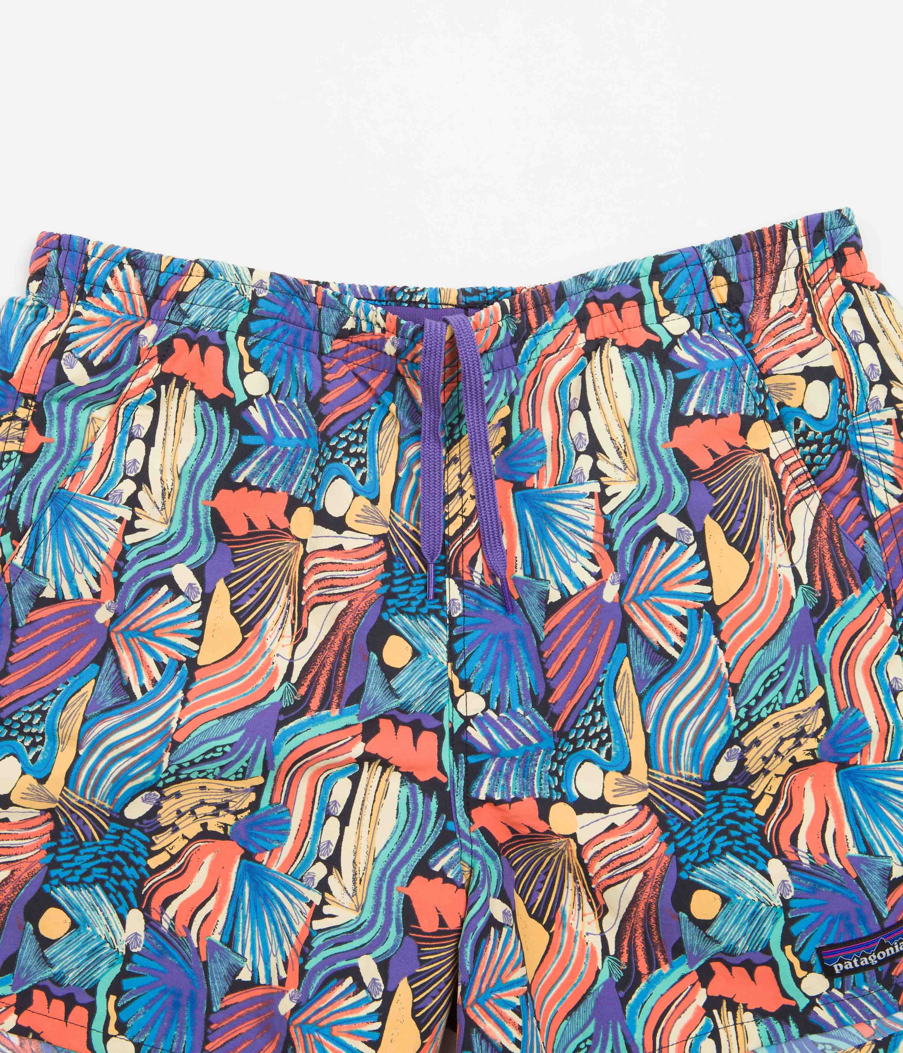 Patagonia Womens Baggies 5" Shorts - Joy: Pitch Blue - Image 4
