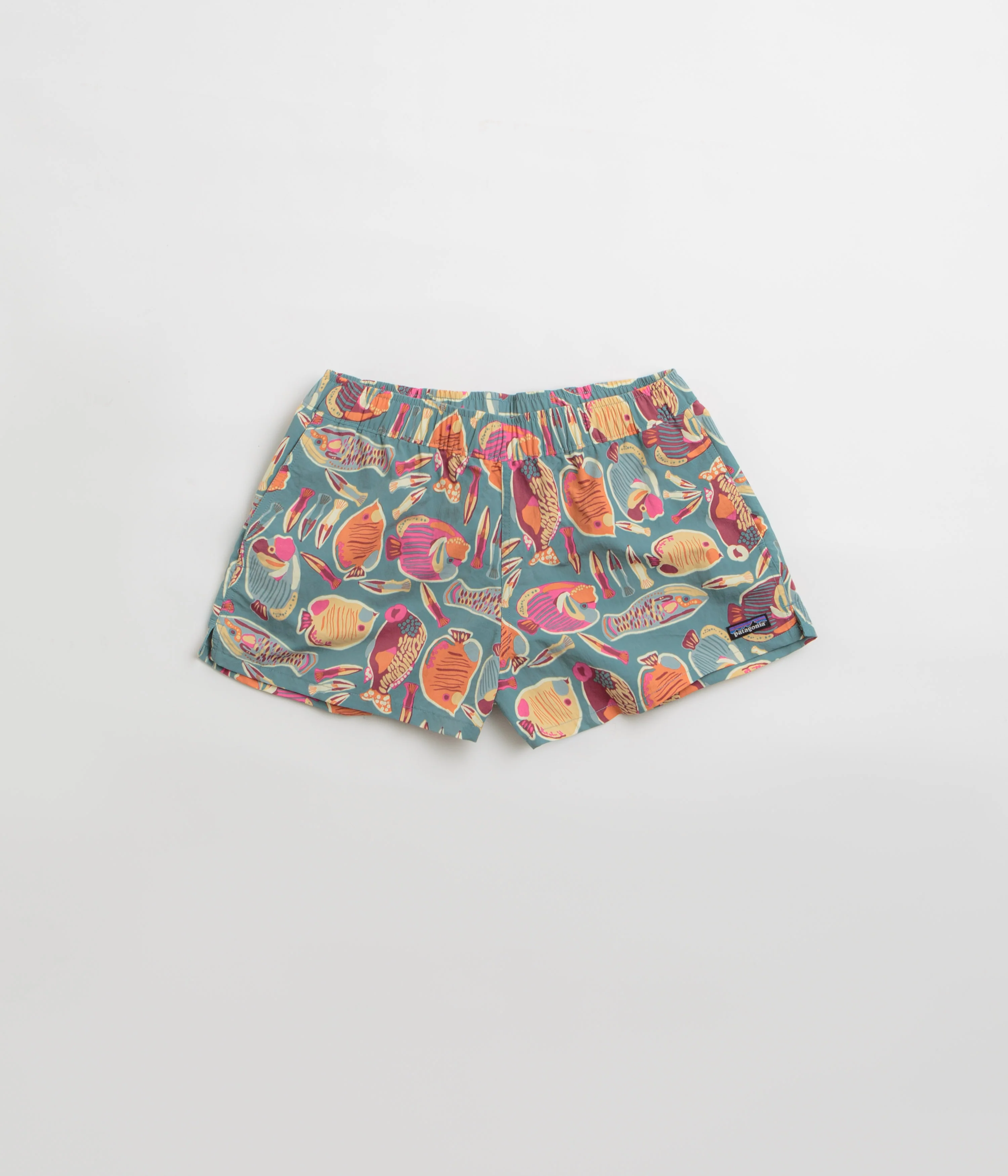Patagonia Womens Barely Baggies 2.5" Shorts - Wrasse: Wetland Blue