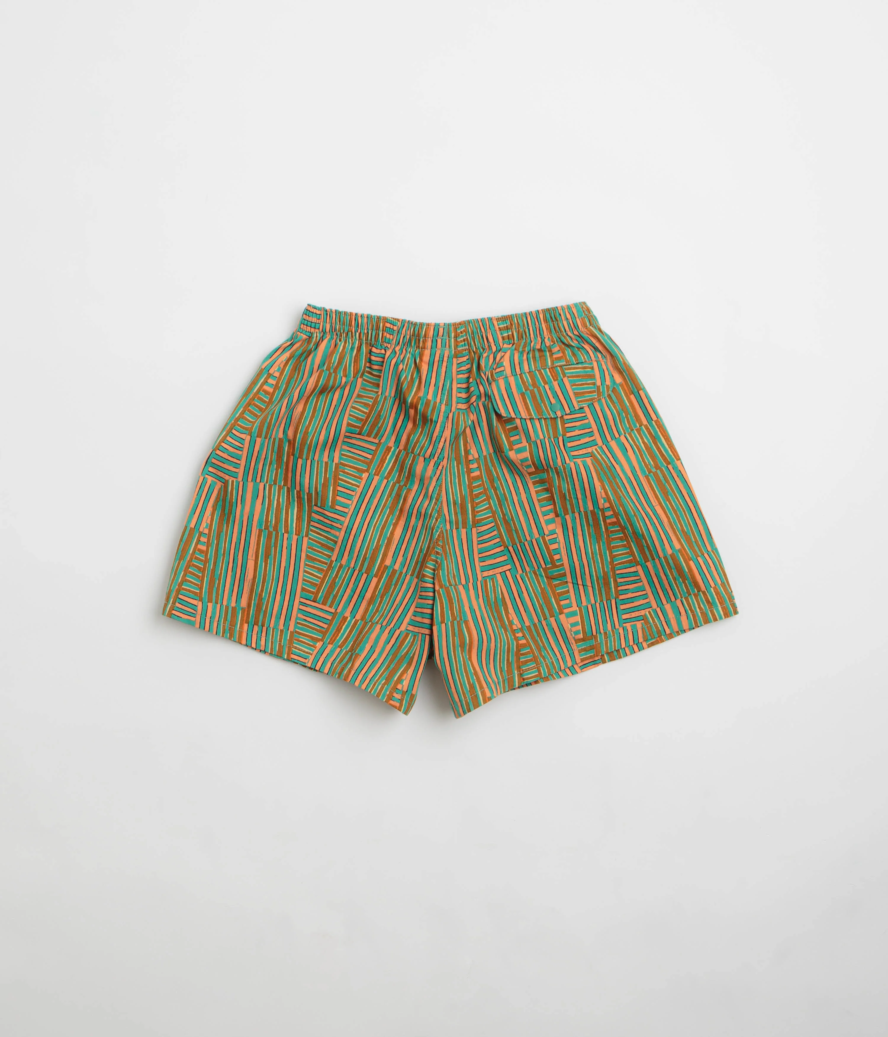 Patagonia Womens Funhoggers Shorts - Quilty Fitz: Heartleaf Green - Image 2