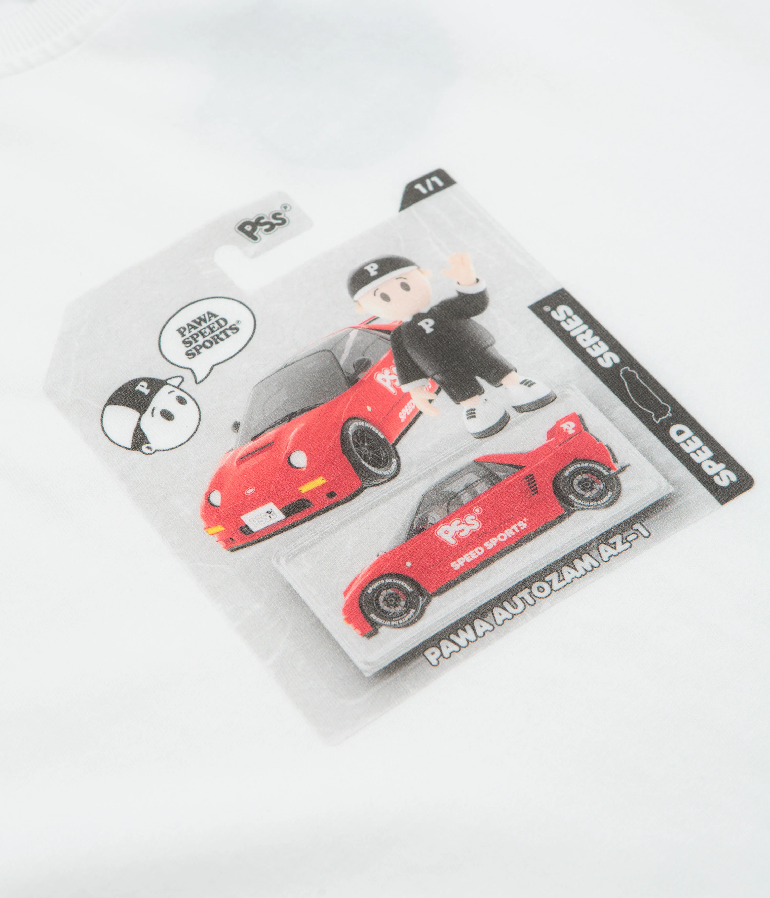 Pawa Speed Sports AZ1-Toy T-Shirt - White - Image 2