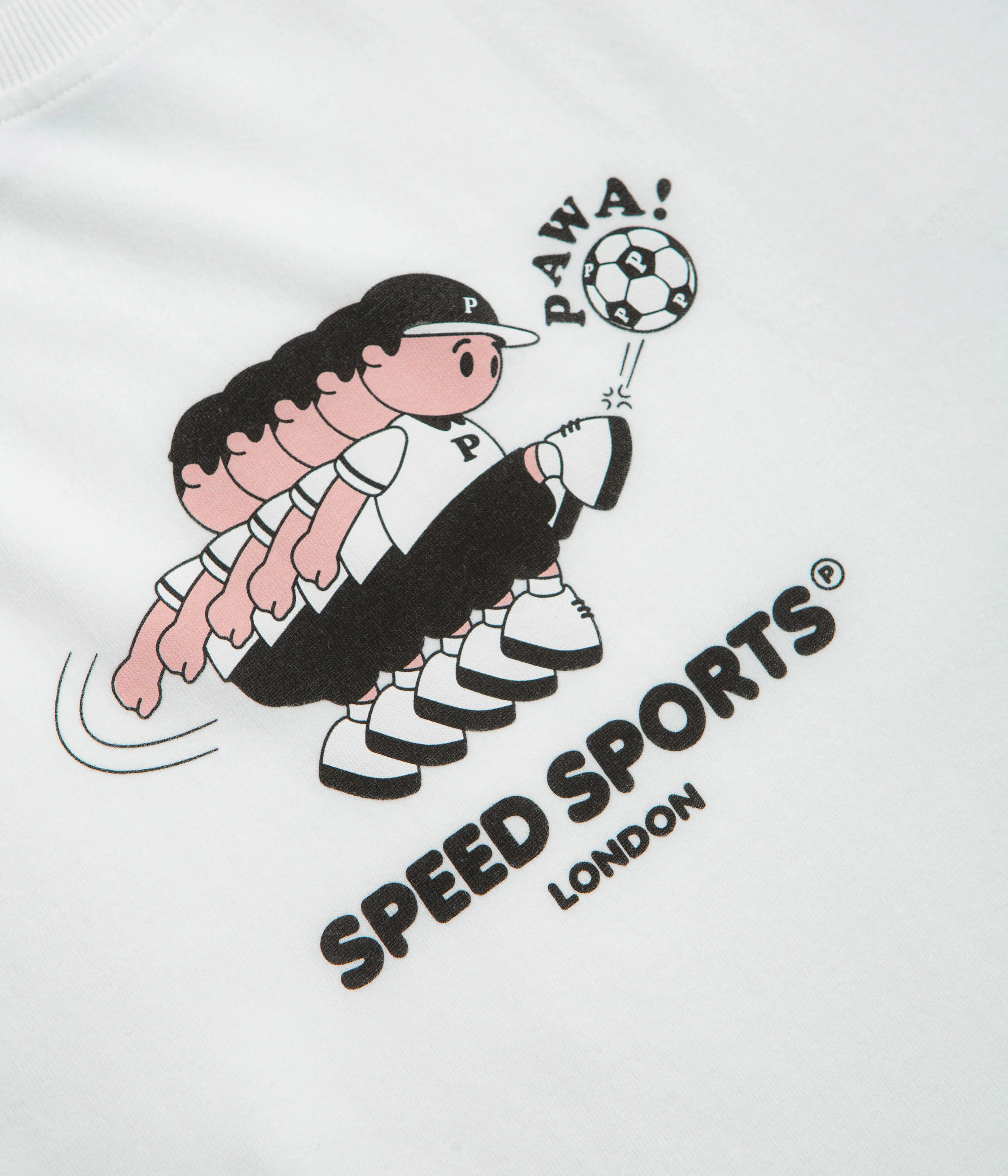 Pawa Speed Sports Footie Boy T-Shirt - White - Image 2