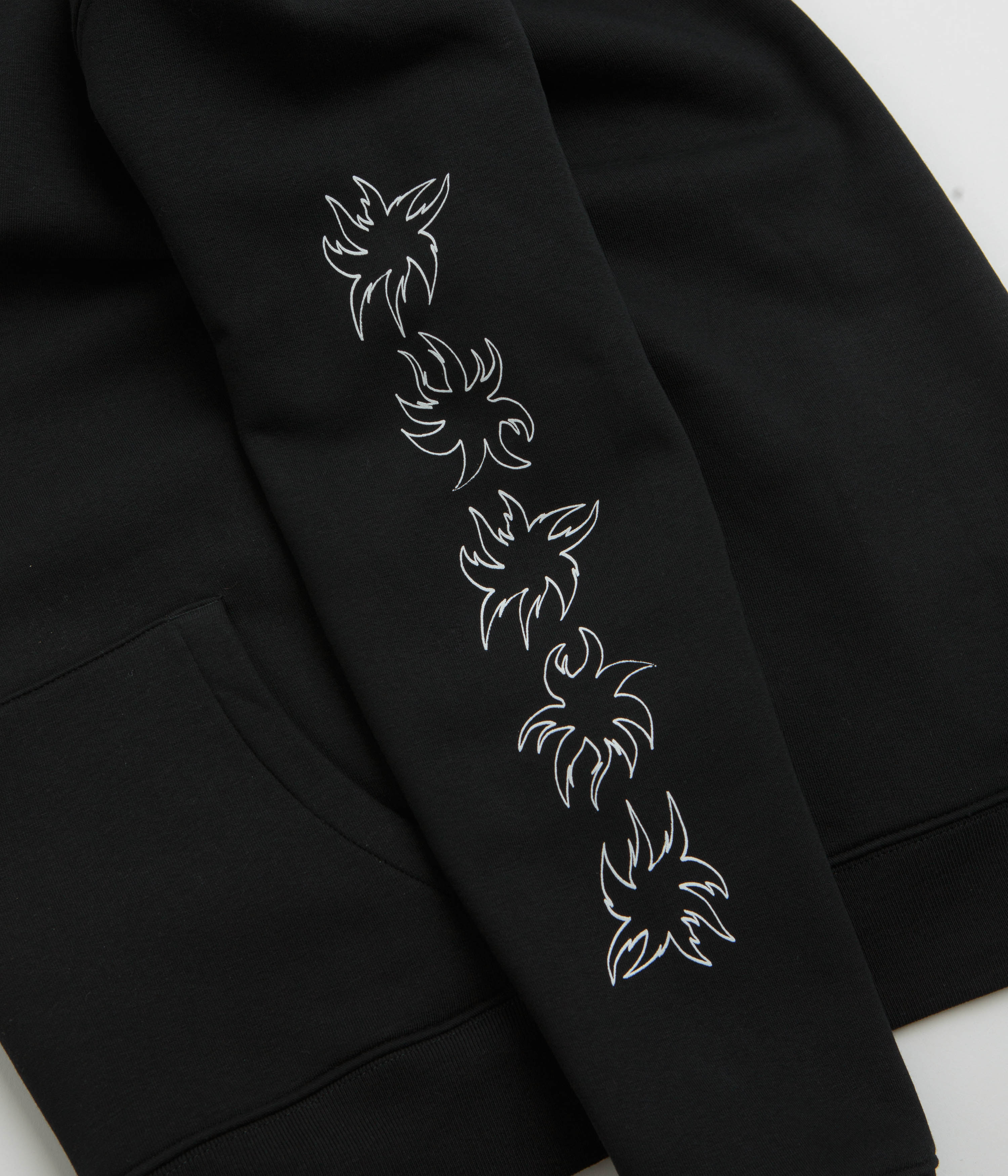 Poetic Collective Arm Outlines Hoodie - Black - Image 4