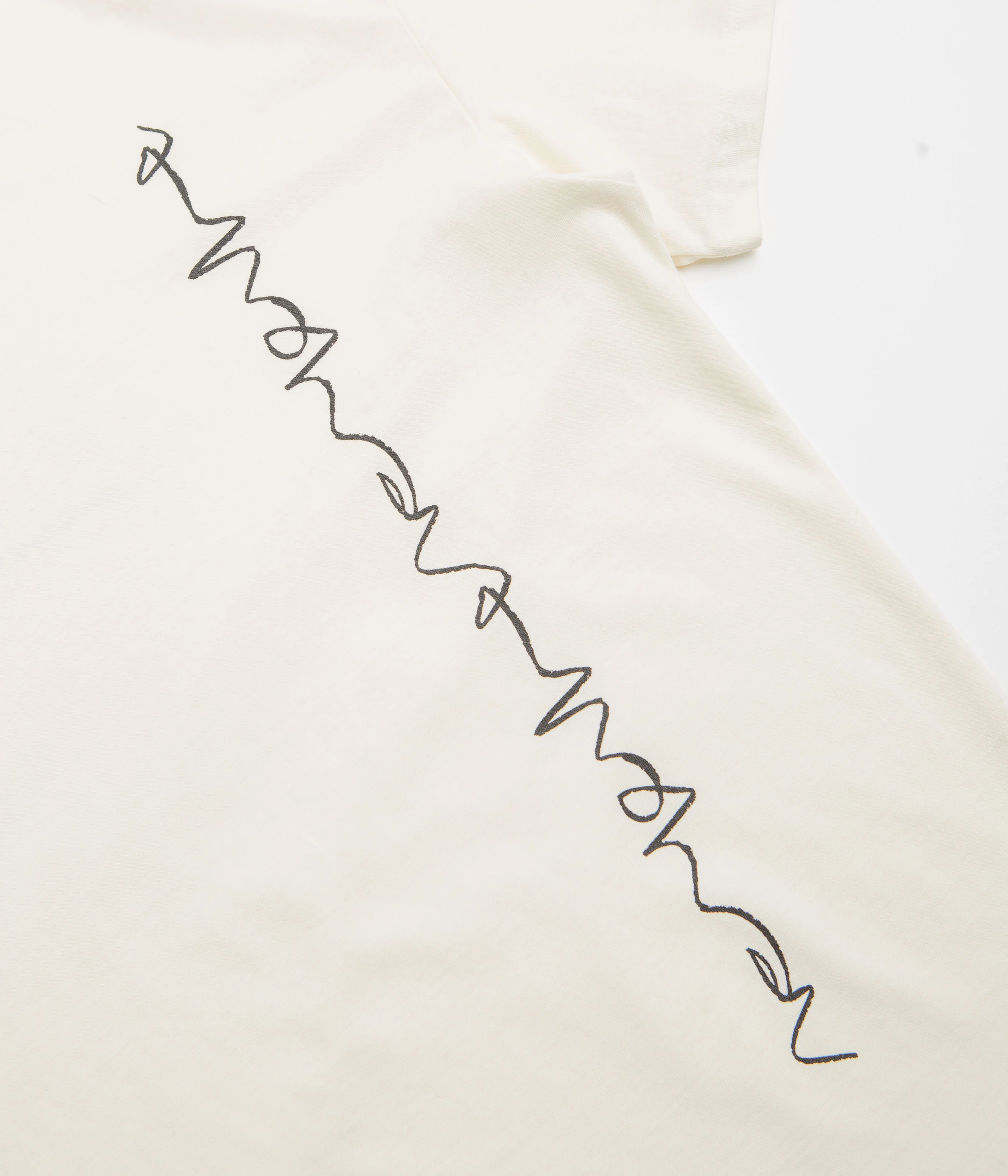 Poetic Collective Crayon Chain T-Shirt - Ivory - Image 3