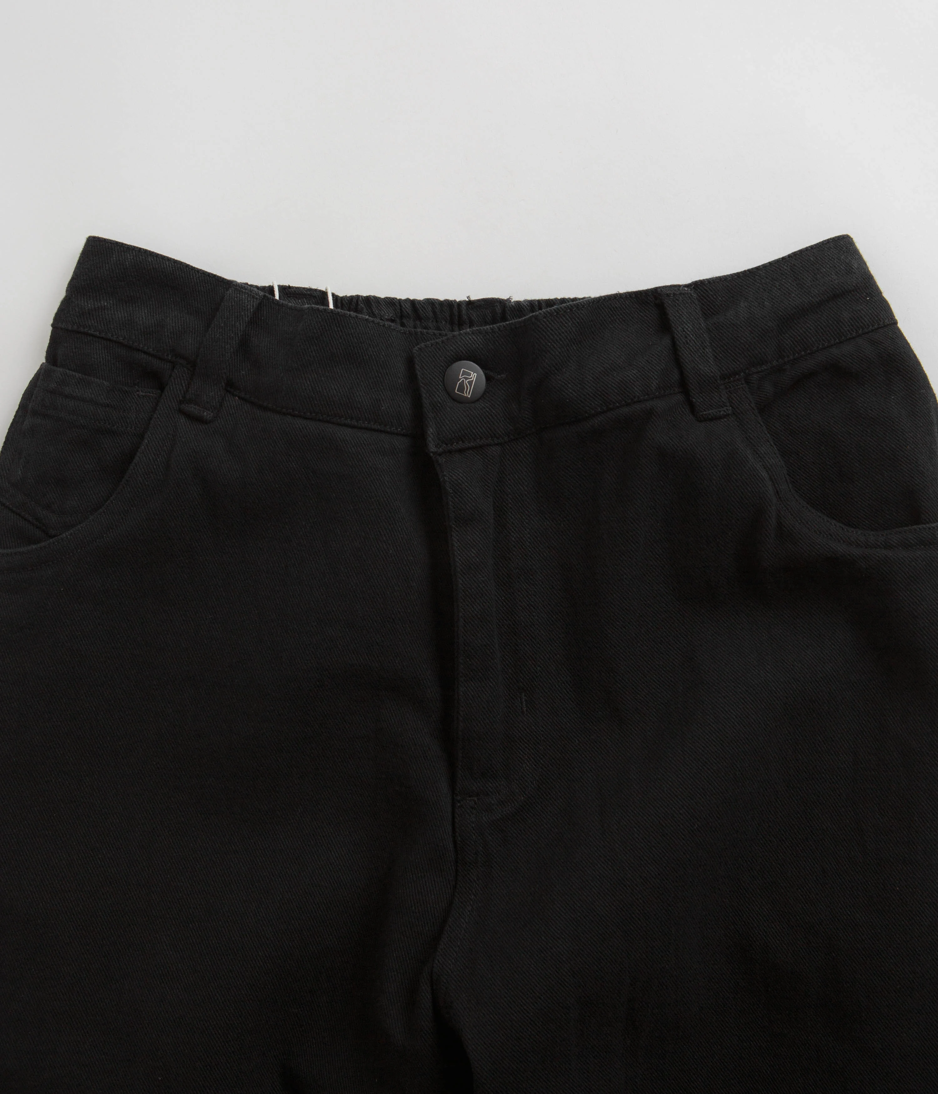 Poetic Collective Denim Tapered Pants - Black - Image 4