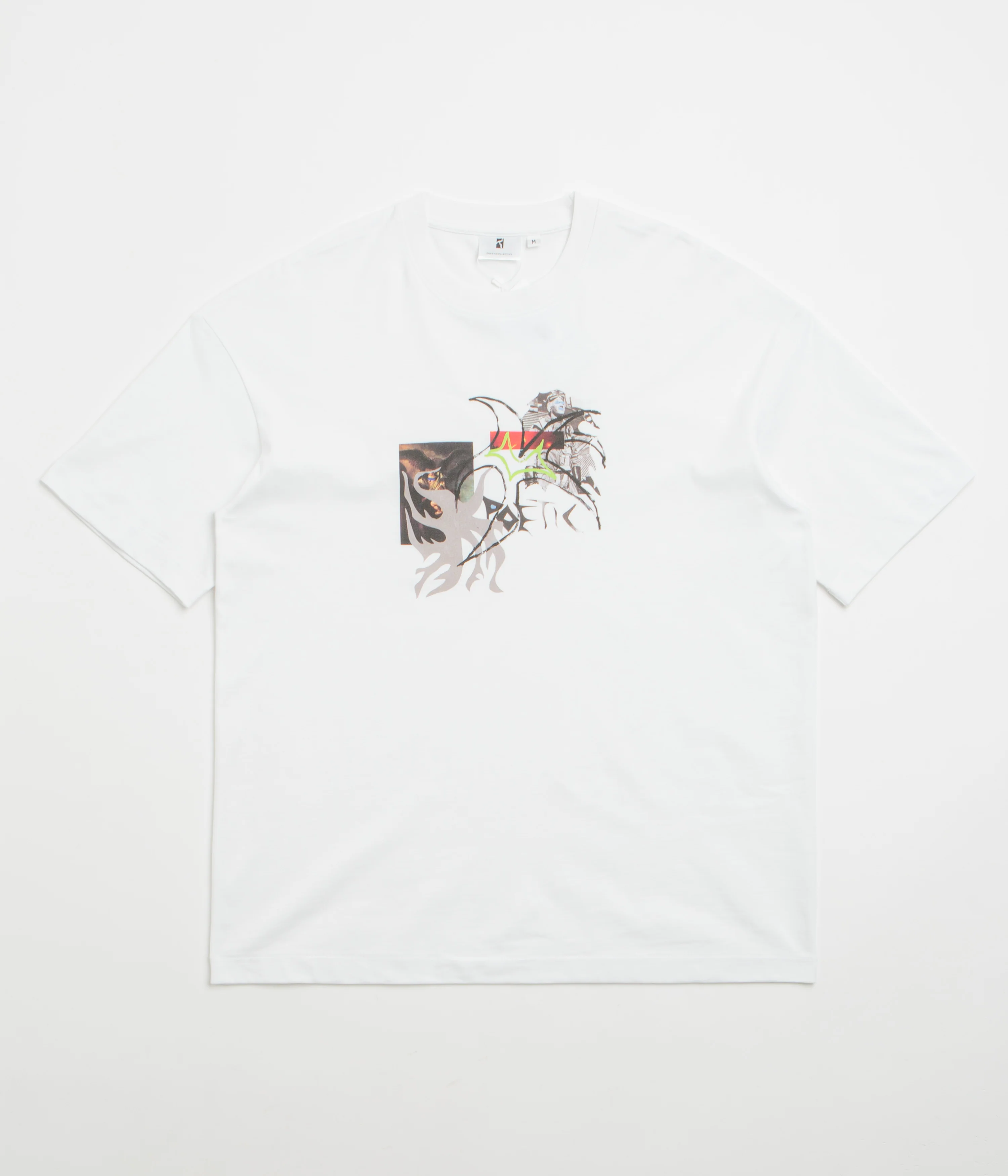 Poetic Collective Eagle Collage T-Shirt - White
