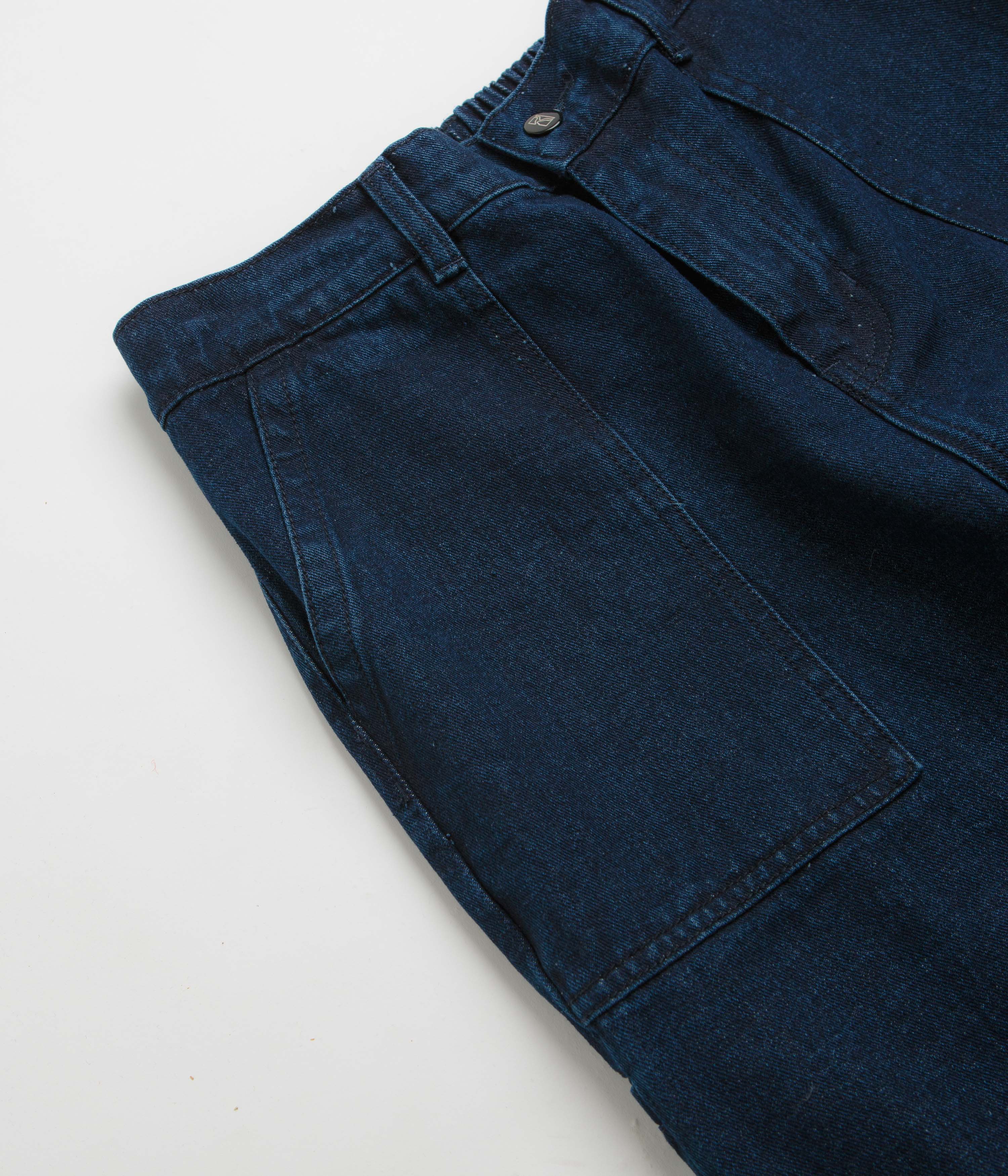 Poetic Collective Painter Pants - Classic Denim / Black - Image 7