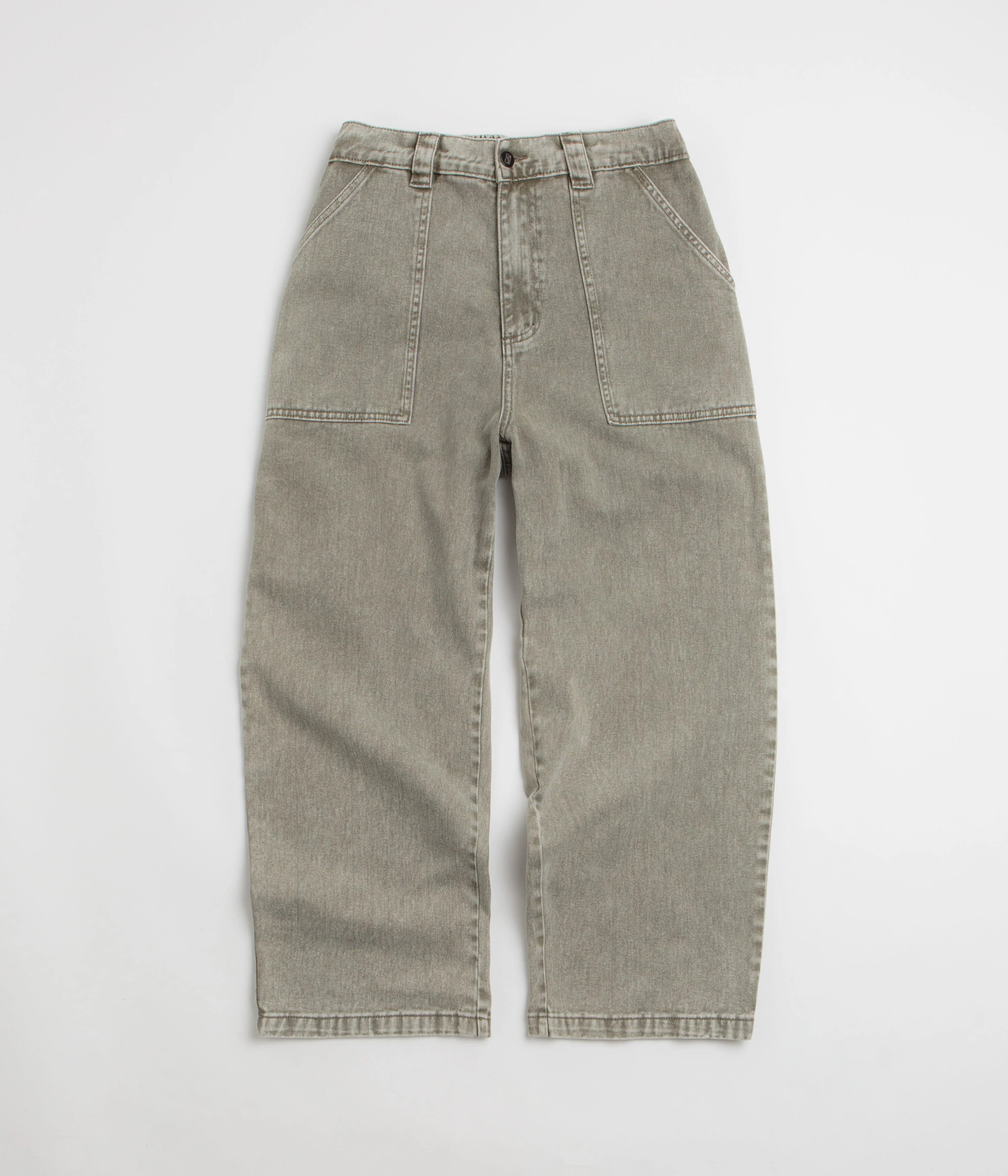 Poetic Collective Painter Pants - Grey Washed Denim