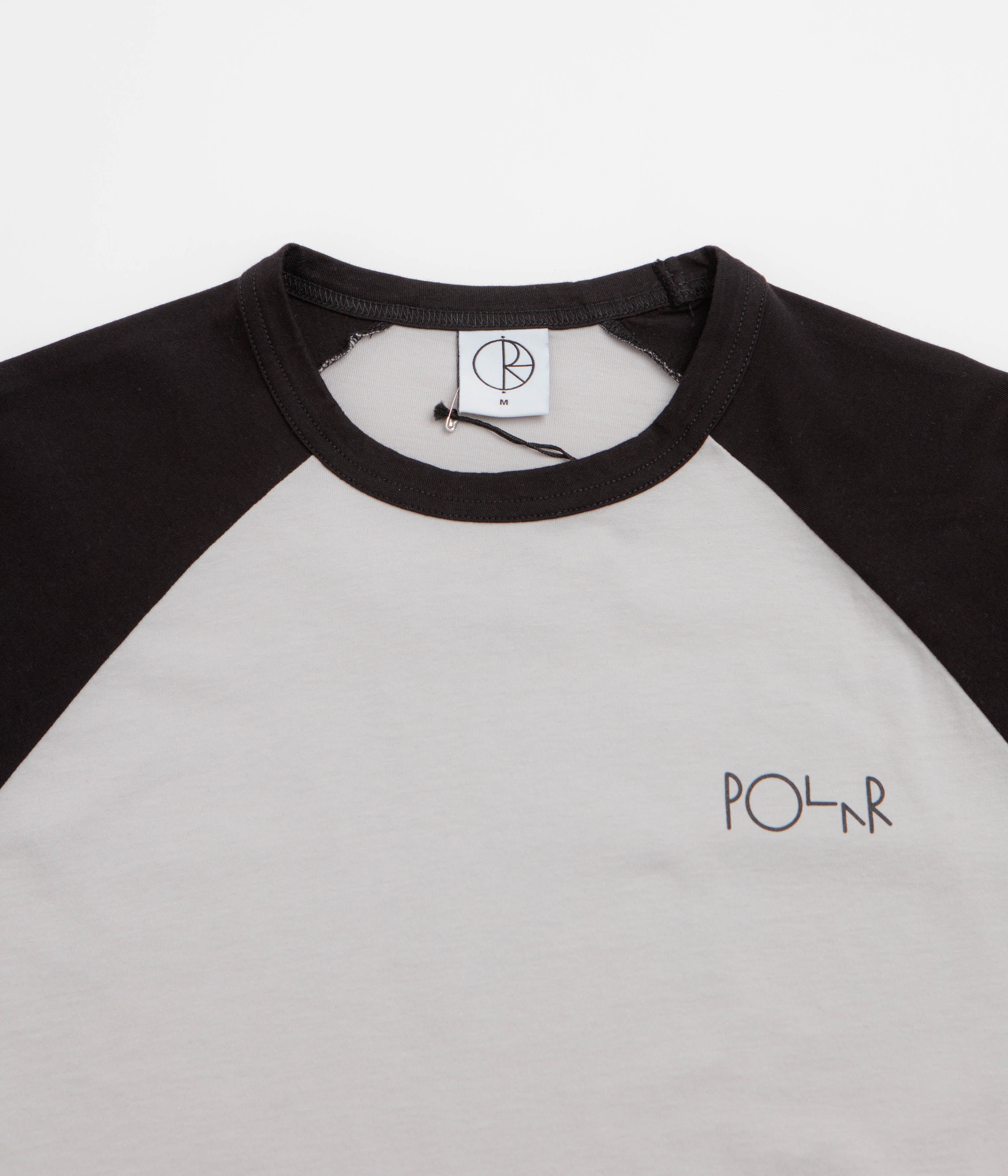 Polar 3/4 Sleeve T-Shirt - Black / Silver - Image 2