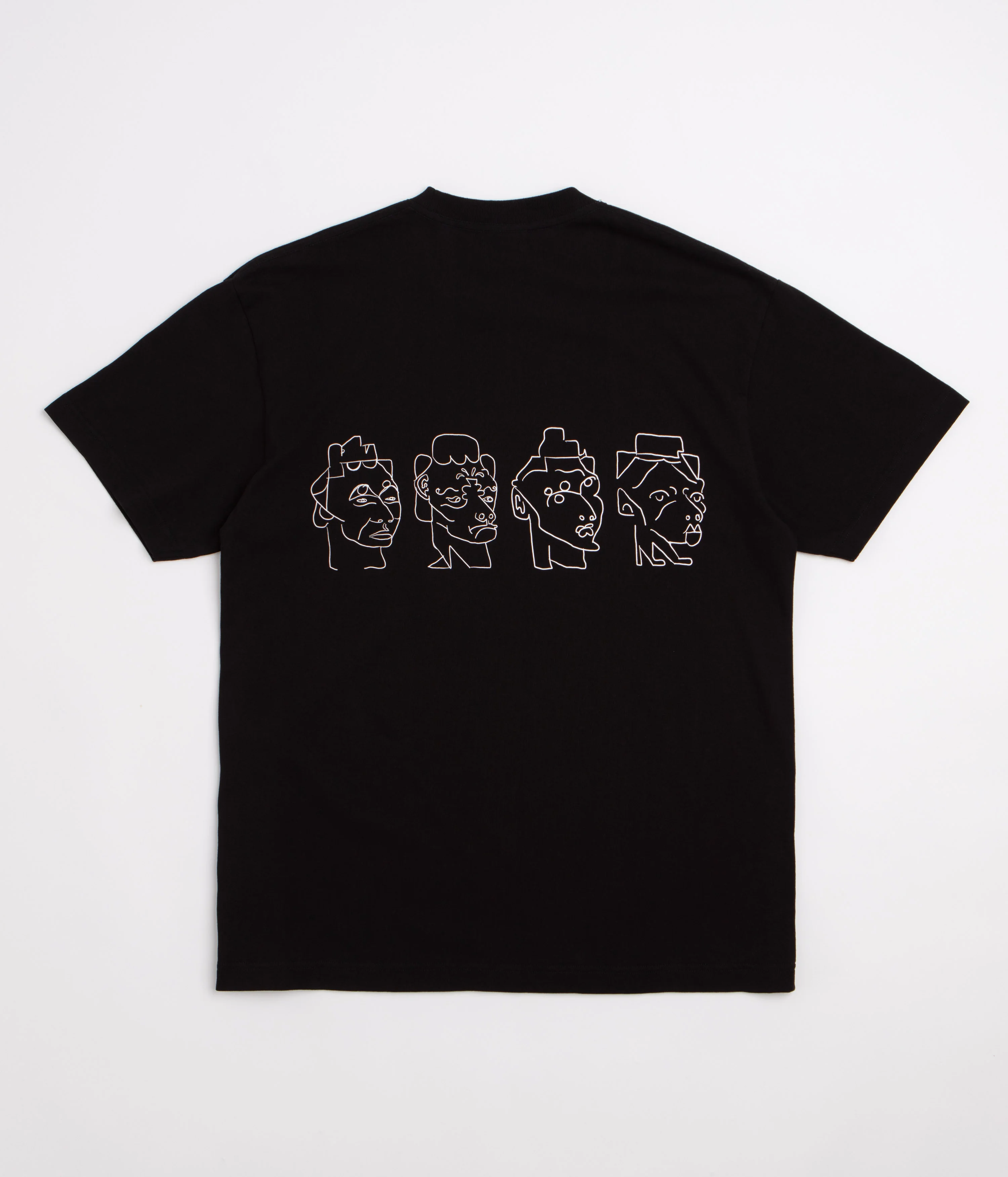 Polar 8 Heads Contrast T-Shirt - Black / White - Image 2