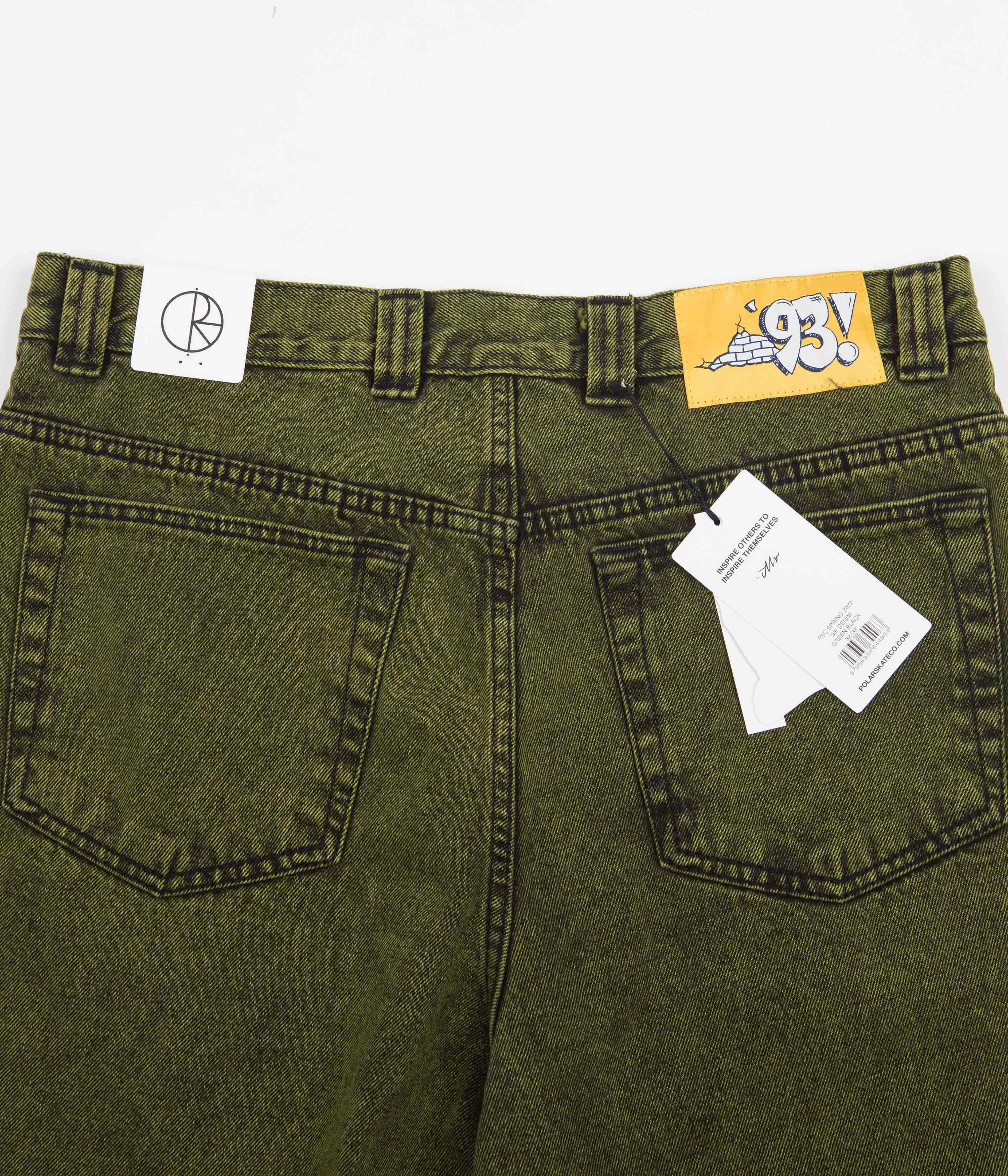 Polar 93 Denim Jeans - Green Black - Image 7
