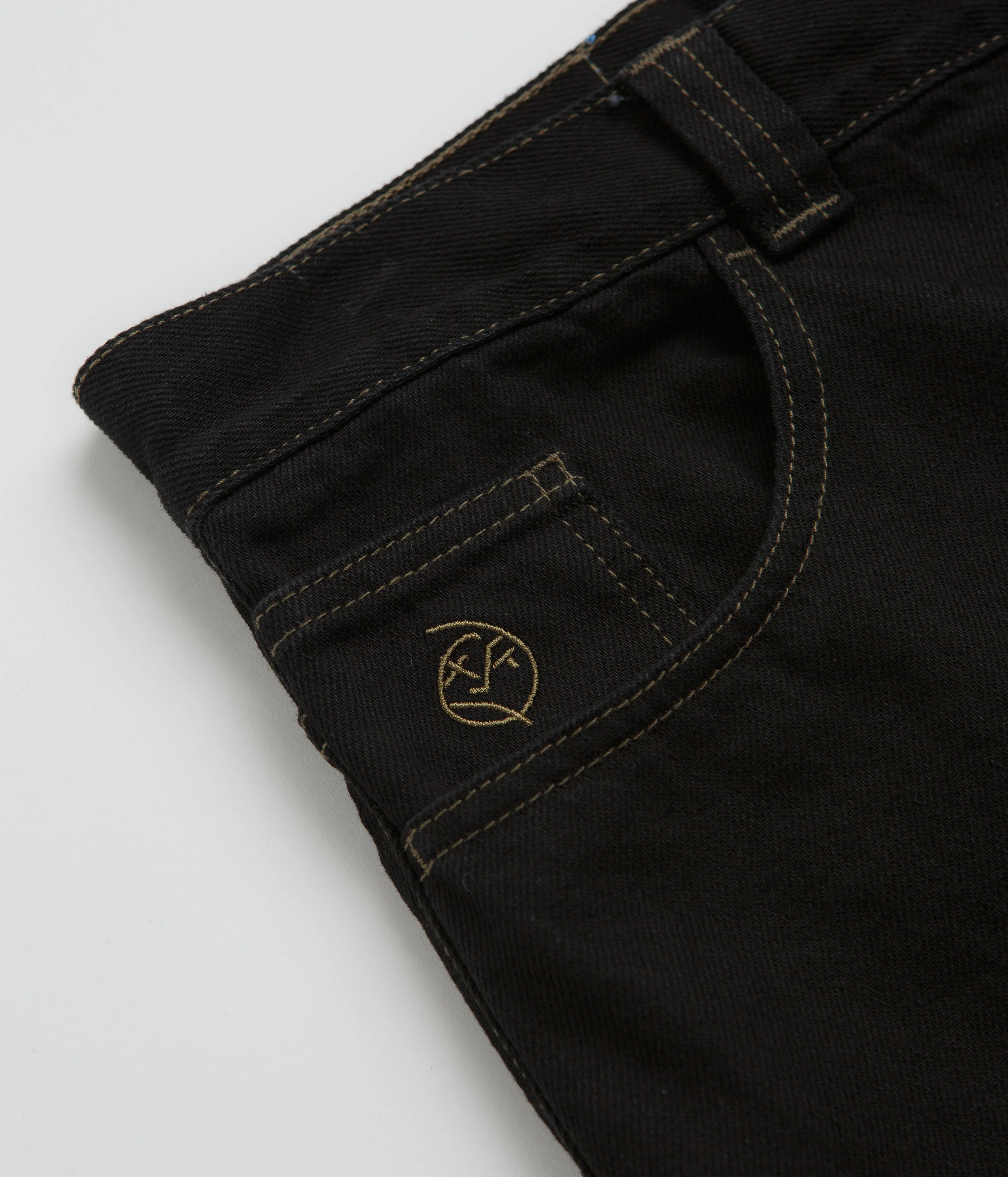 Polar Big Boy Jeans - Black / Dark Olive - Image 7