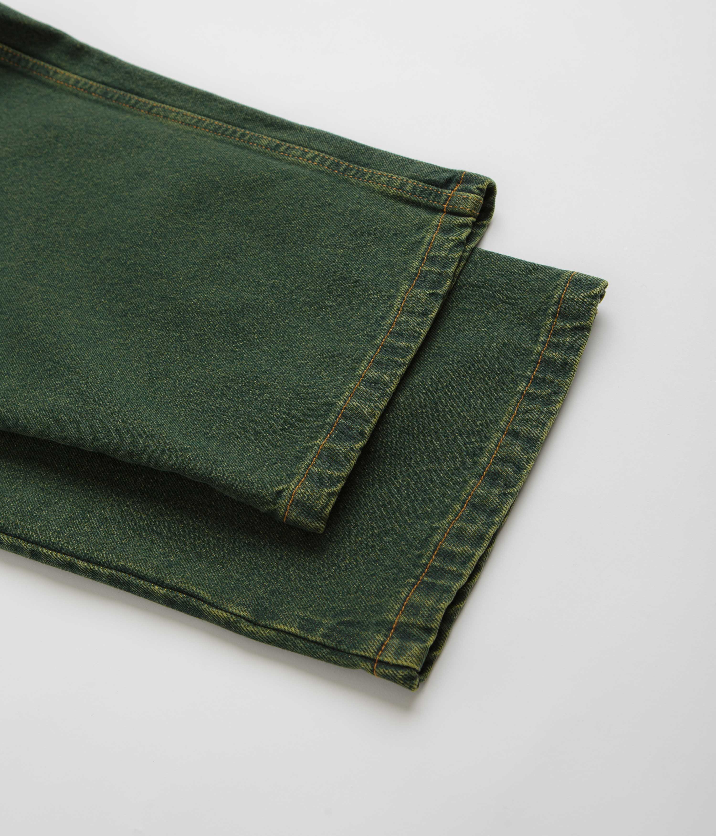 Polar Big Boy Jeans - Chartreuse / Blue - Image 8