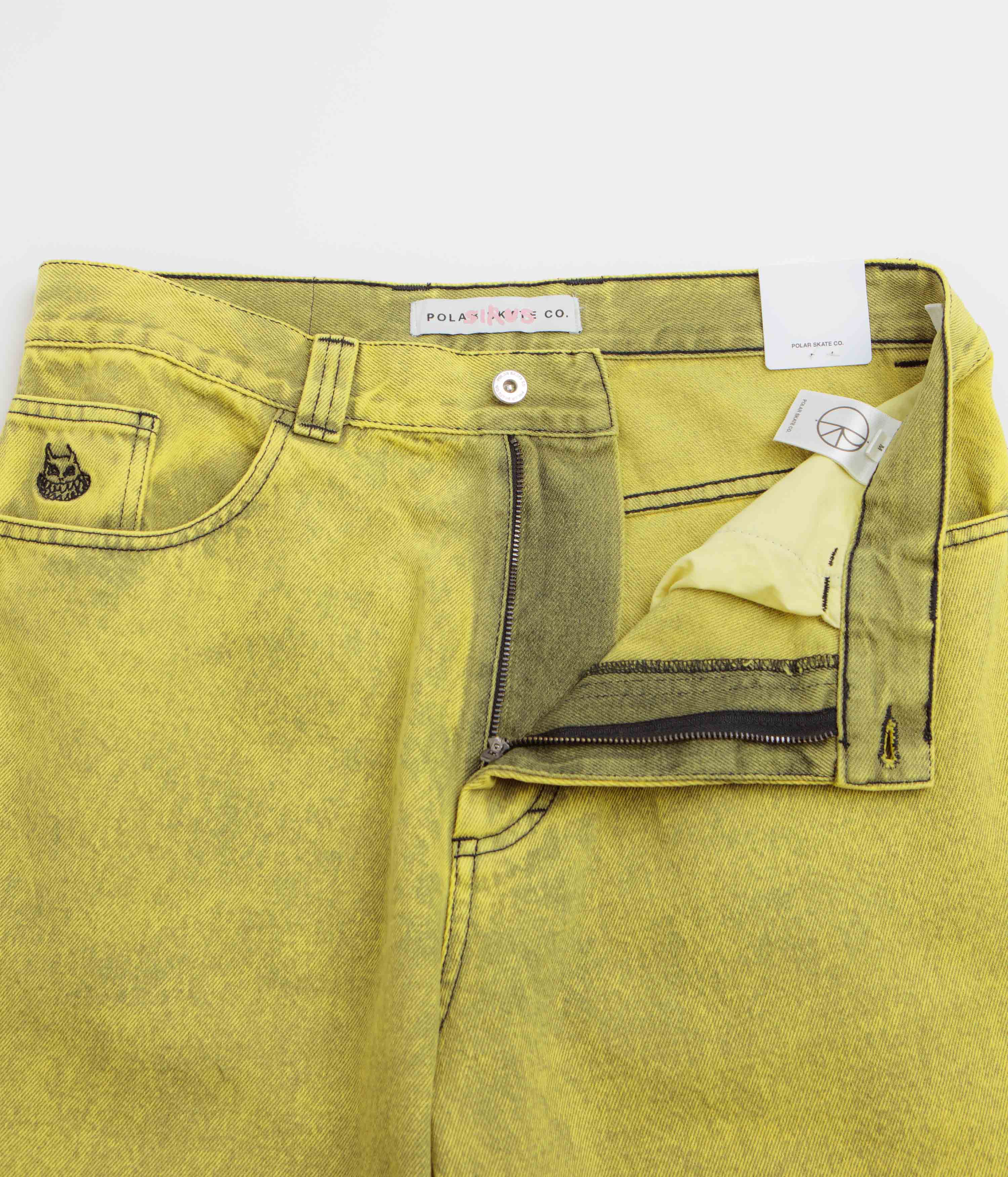 Polar Big Boy Jeans - Lemon Black / Demon Child - Image 7