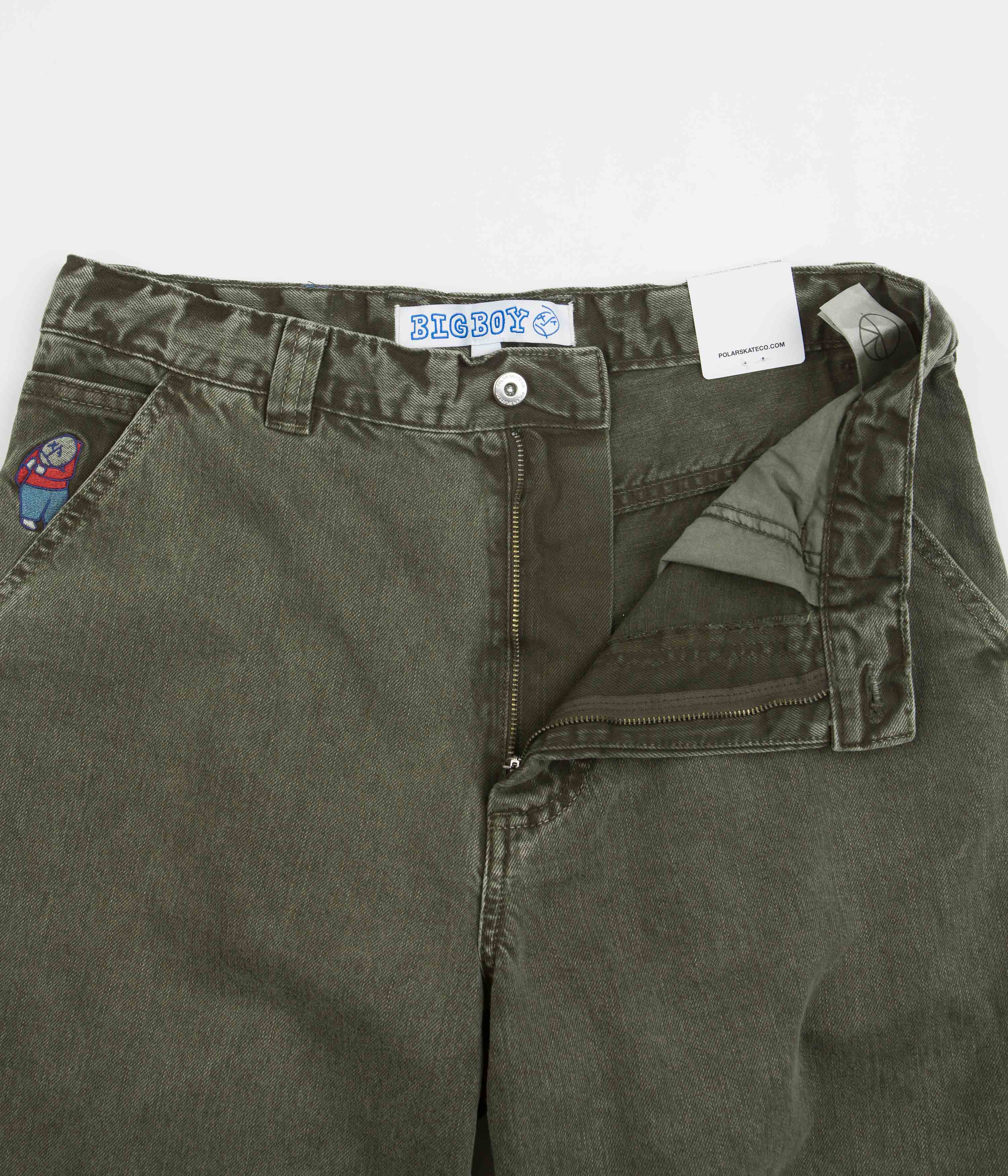 Polar Big Boy Work Pants - Army Green - Image 12