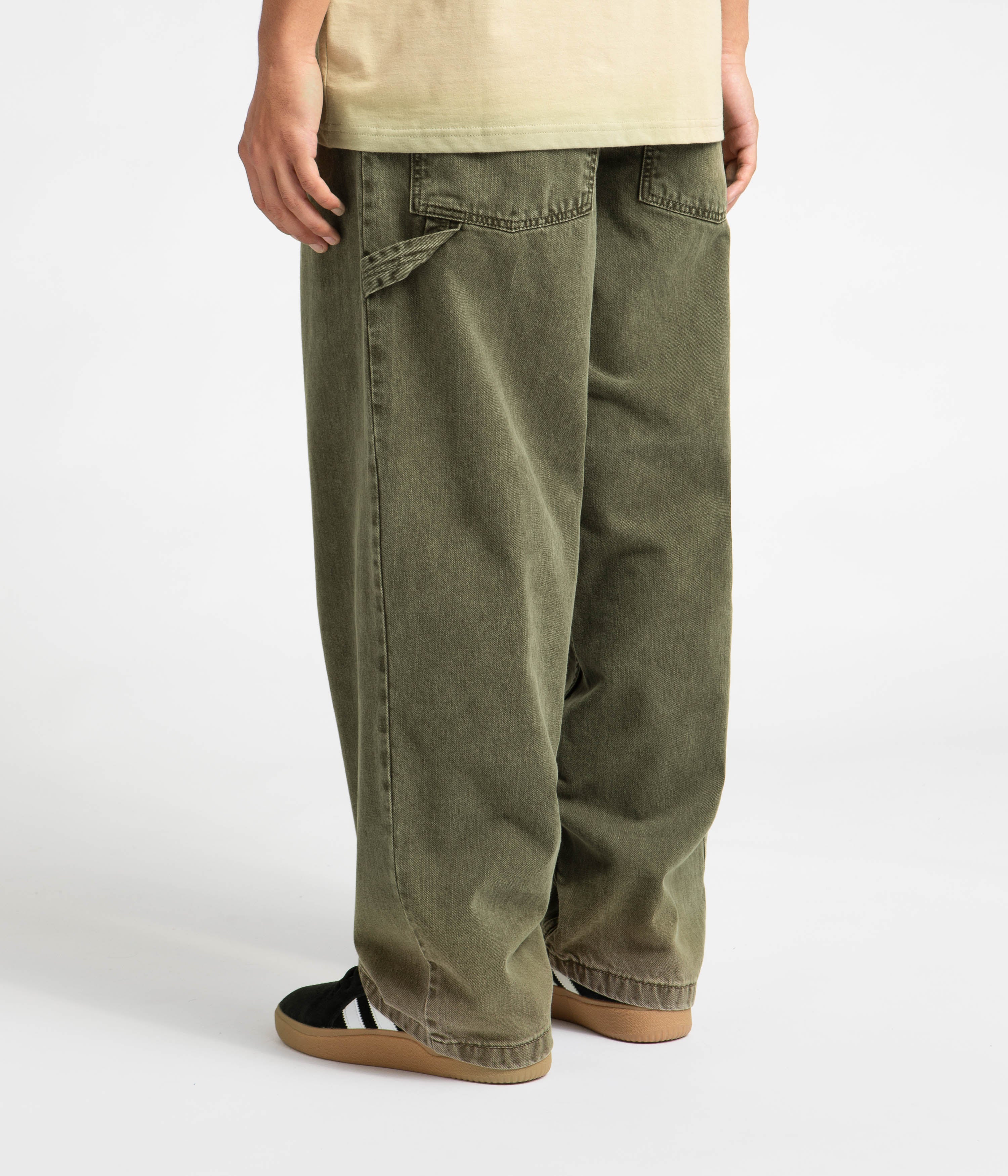 Polar Big Boy Work Pants - Army Green - Image 6