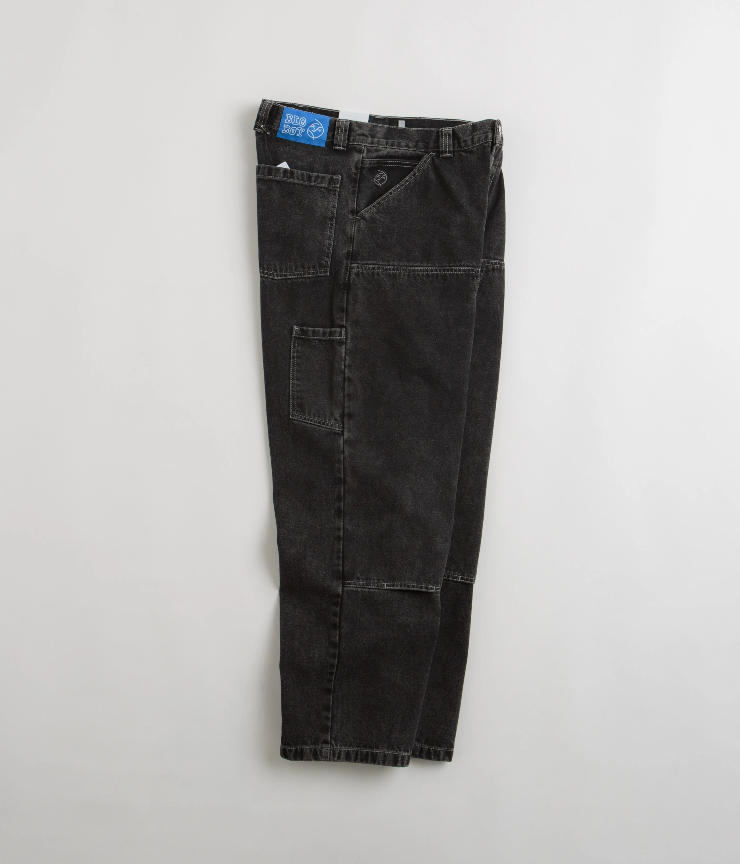 Polar Big Boy Work Pants - Silver Black - Image 2