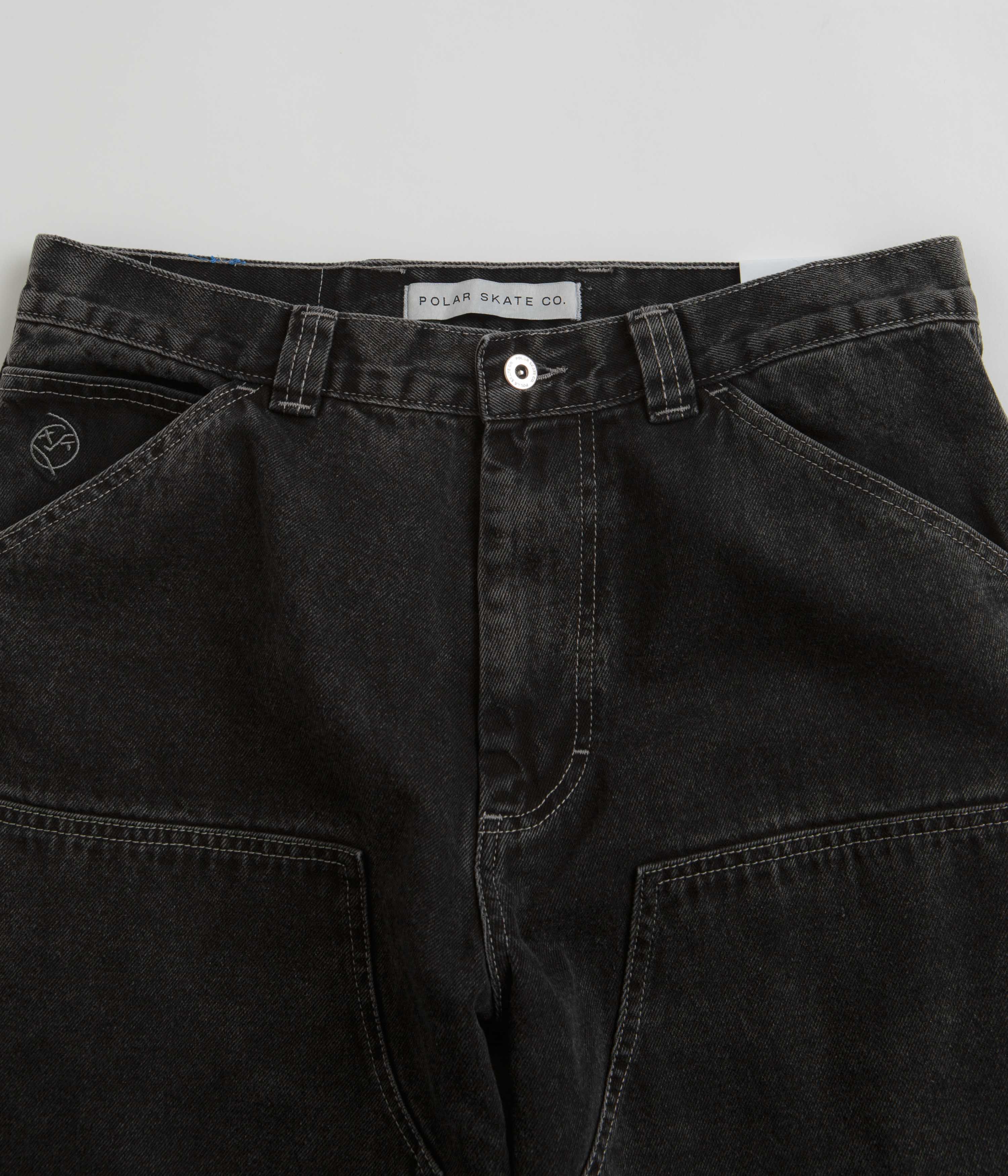 Polar Big Boy Work Pants - Silver Black - Image 4