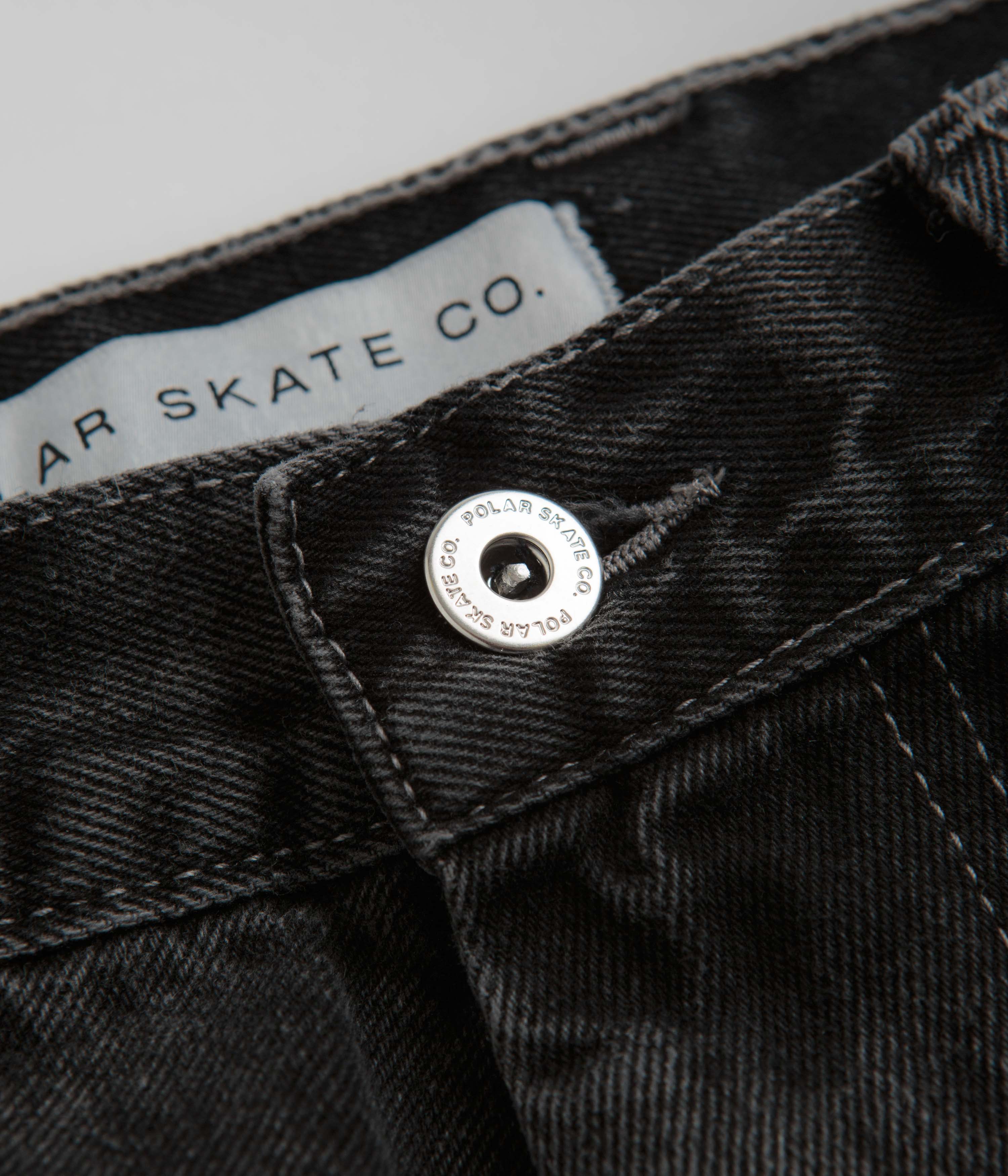 Polar Big Boy Work Pants - Silver Black - Image 6