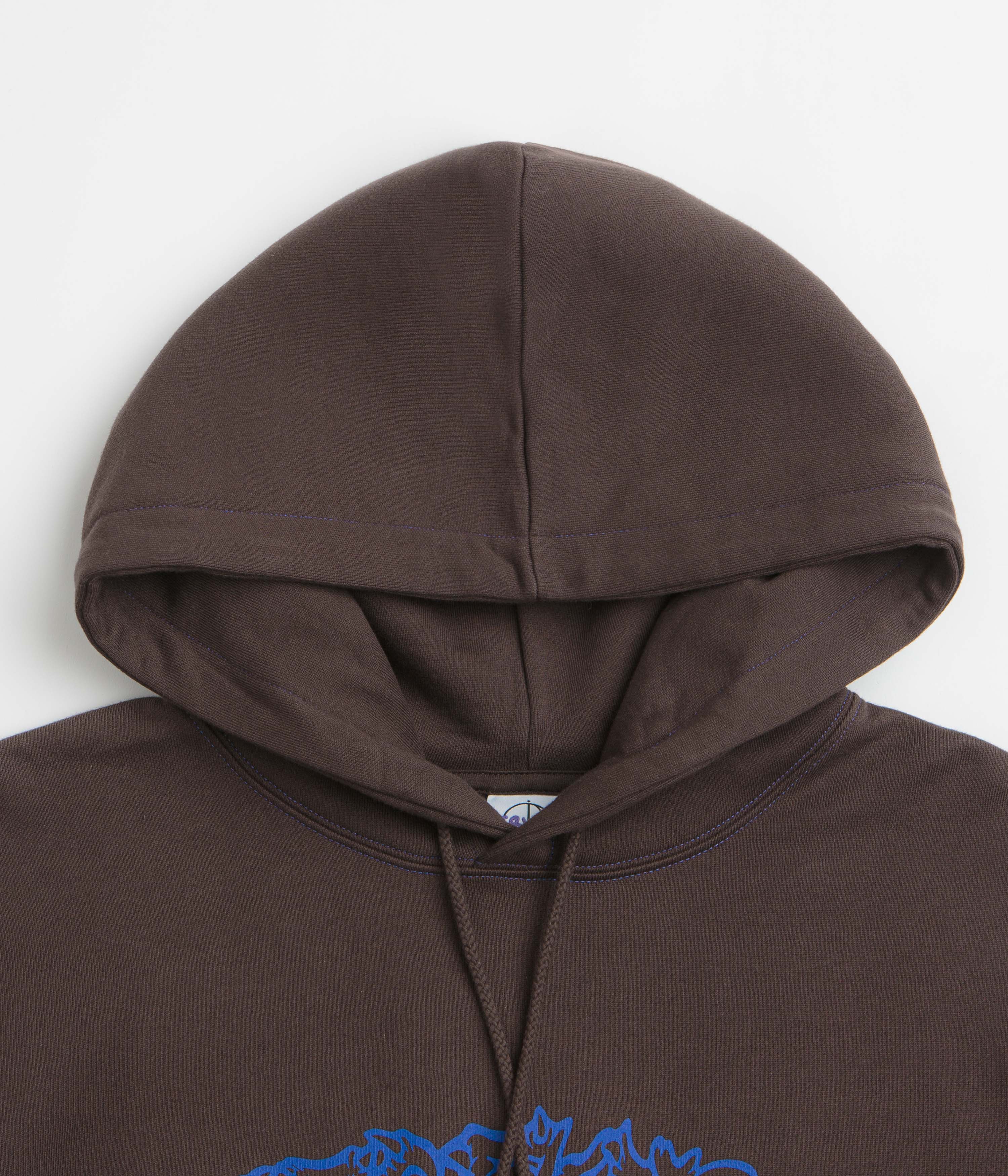 Polar Crude Logo Dave Hoodie - Chocolate - Image 2