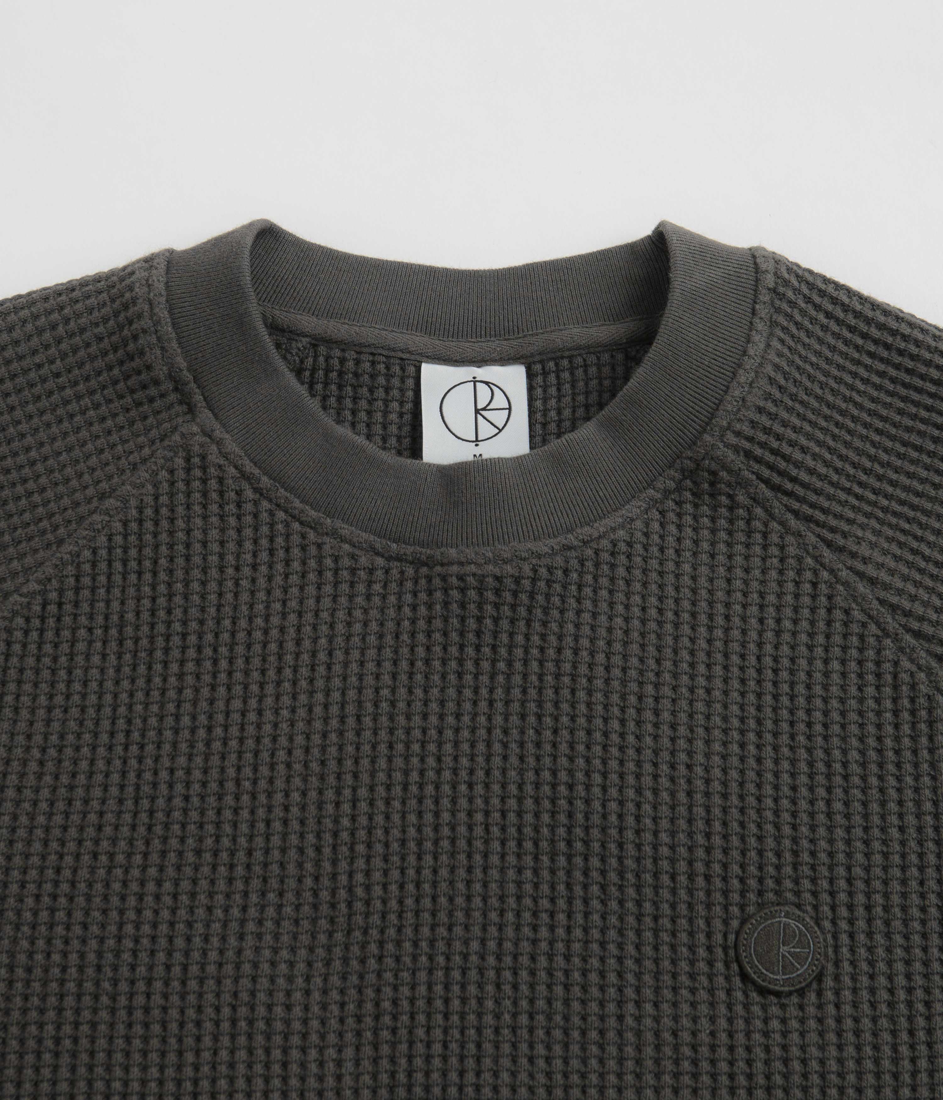 Polar Dan Long Sleeve T-Shirt - Dirty Black - Image 2
