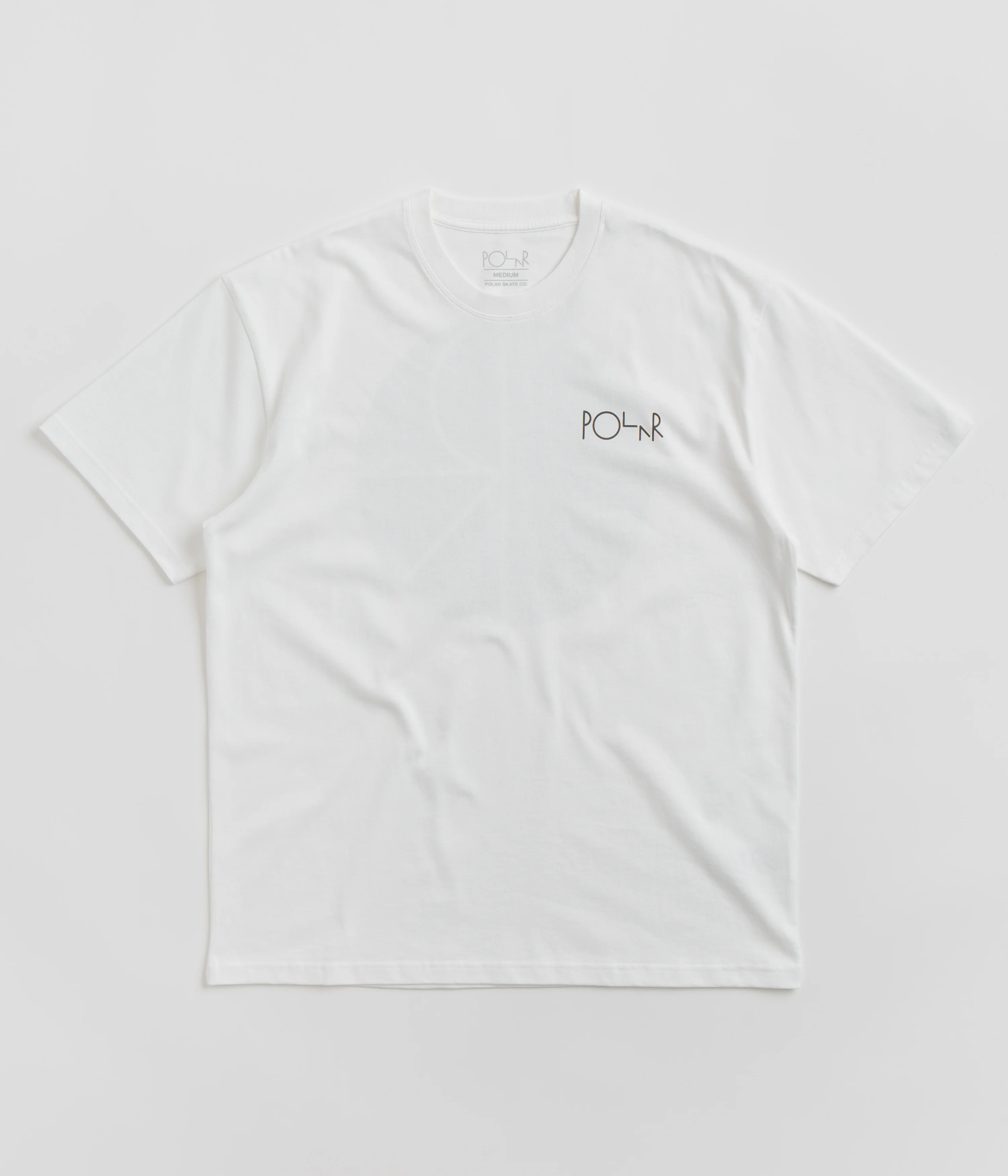 Polar Fill Logo T-Shirt - White / Black - Image 2