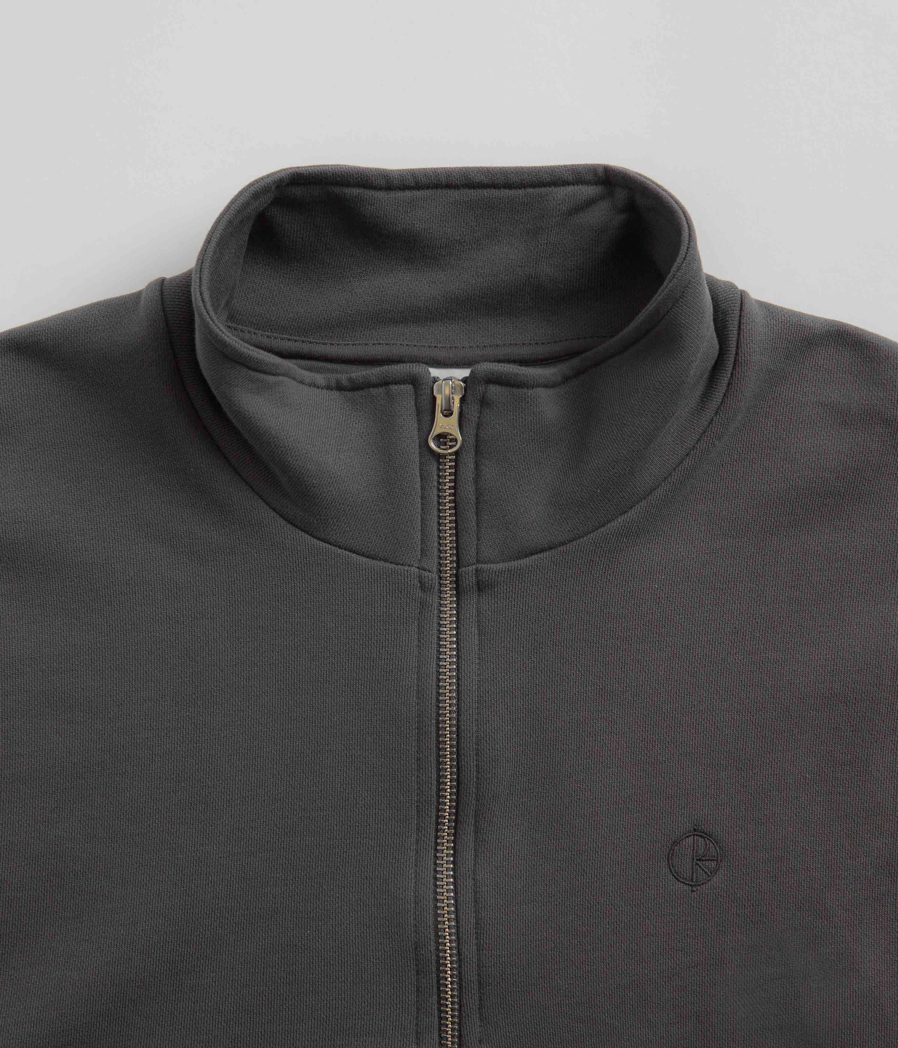 Polar Frank Half Zip Sweatshirt - Graphite - Image 4