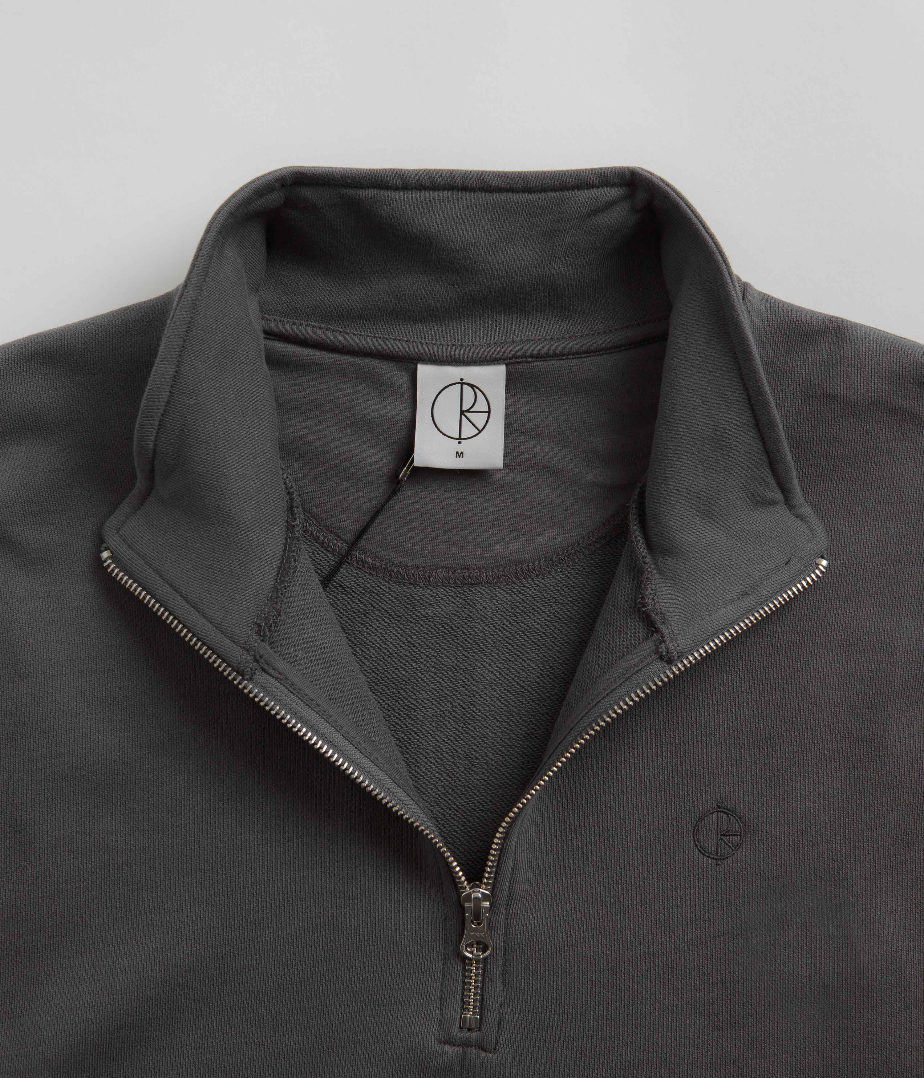Polar Frank Half Zip Sweatshirt - Graphite - Image 5
