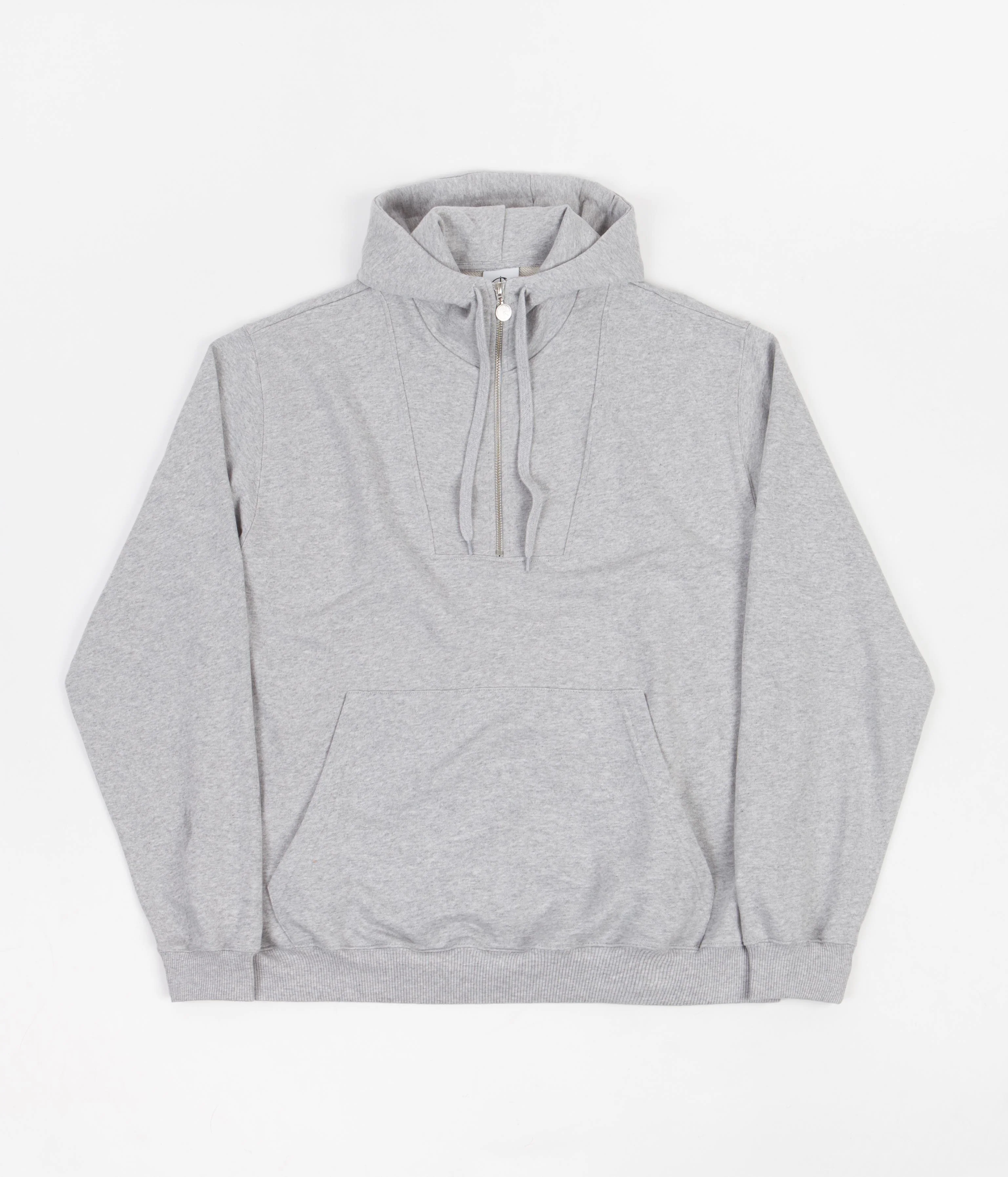 Polar Half Zip Hoodie - Sport Grey