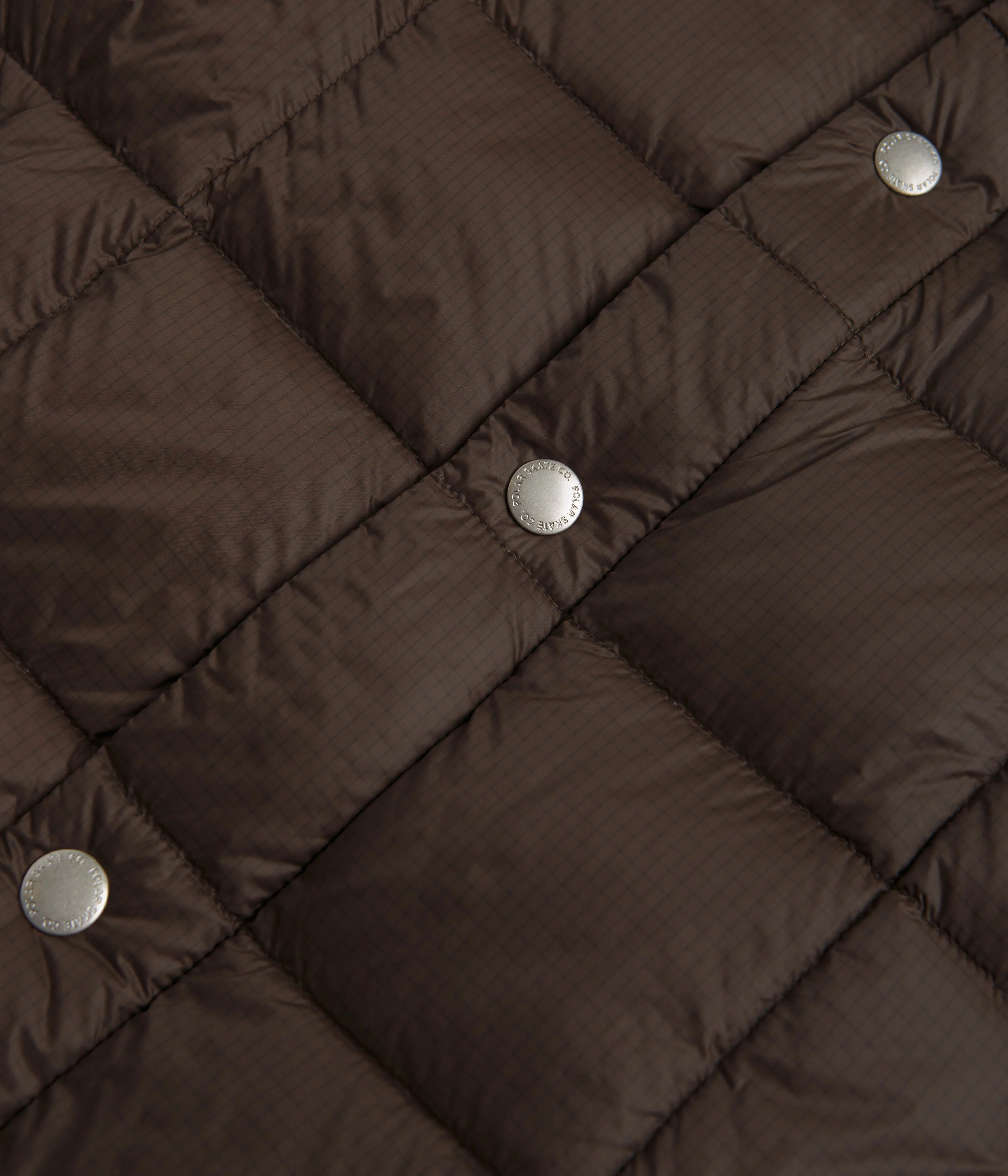 Polar Lightweight Puffer Jacket - Brown - Image 3
