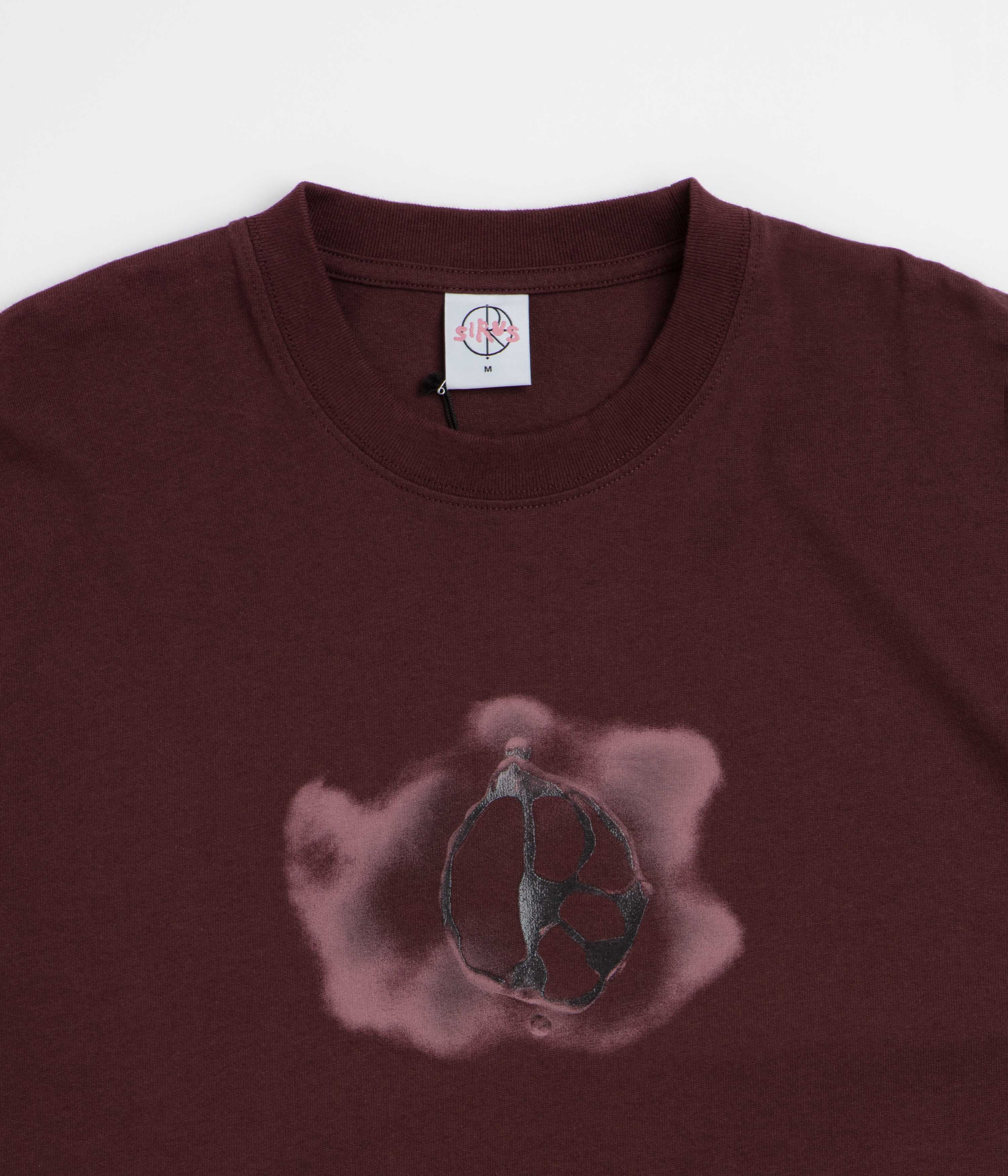 Polar Metal Logo T-Shirt - Washed Bordeaux - Image 2