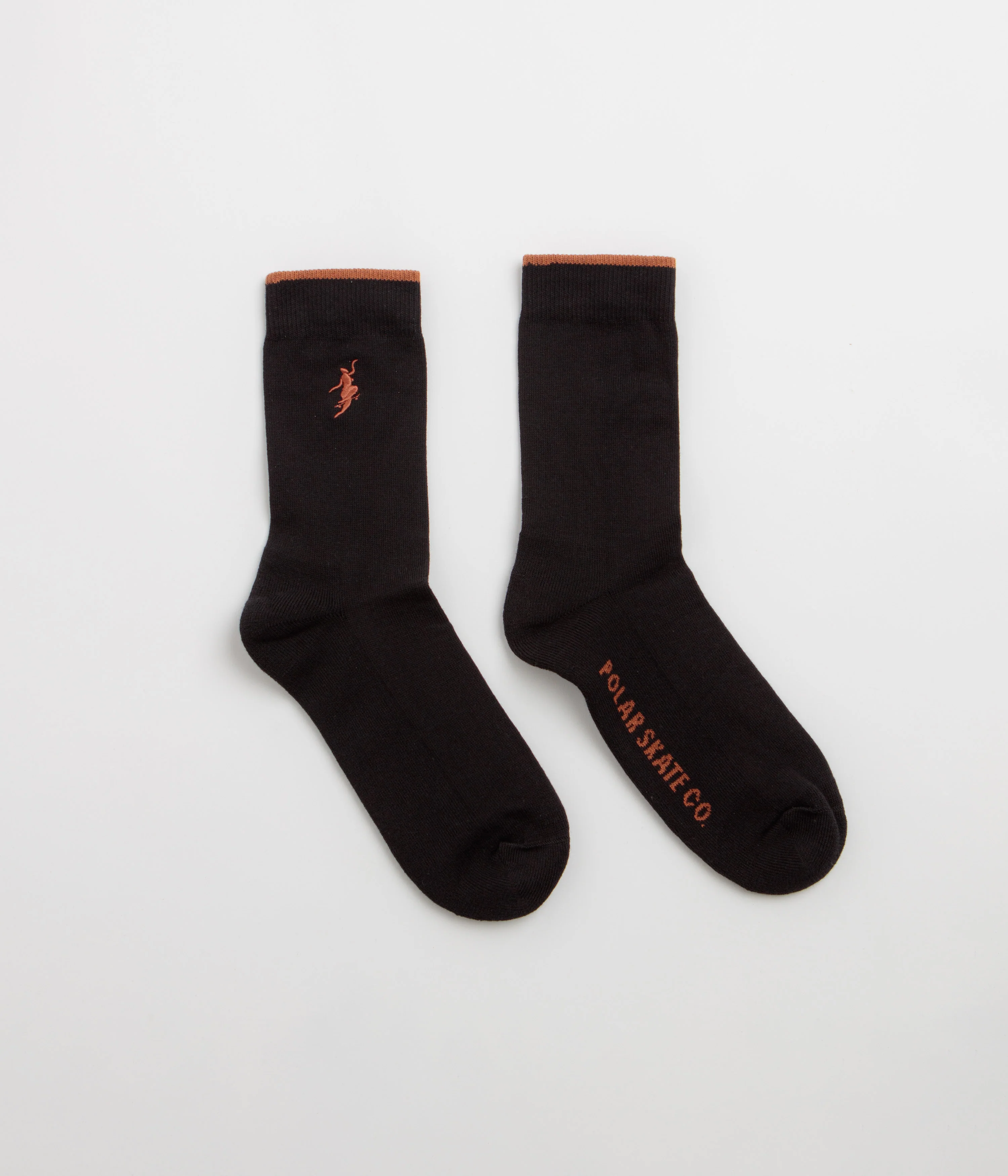 Polar No Complies Forever Socks - Black / Caramel