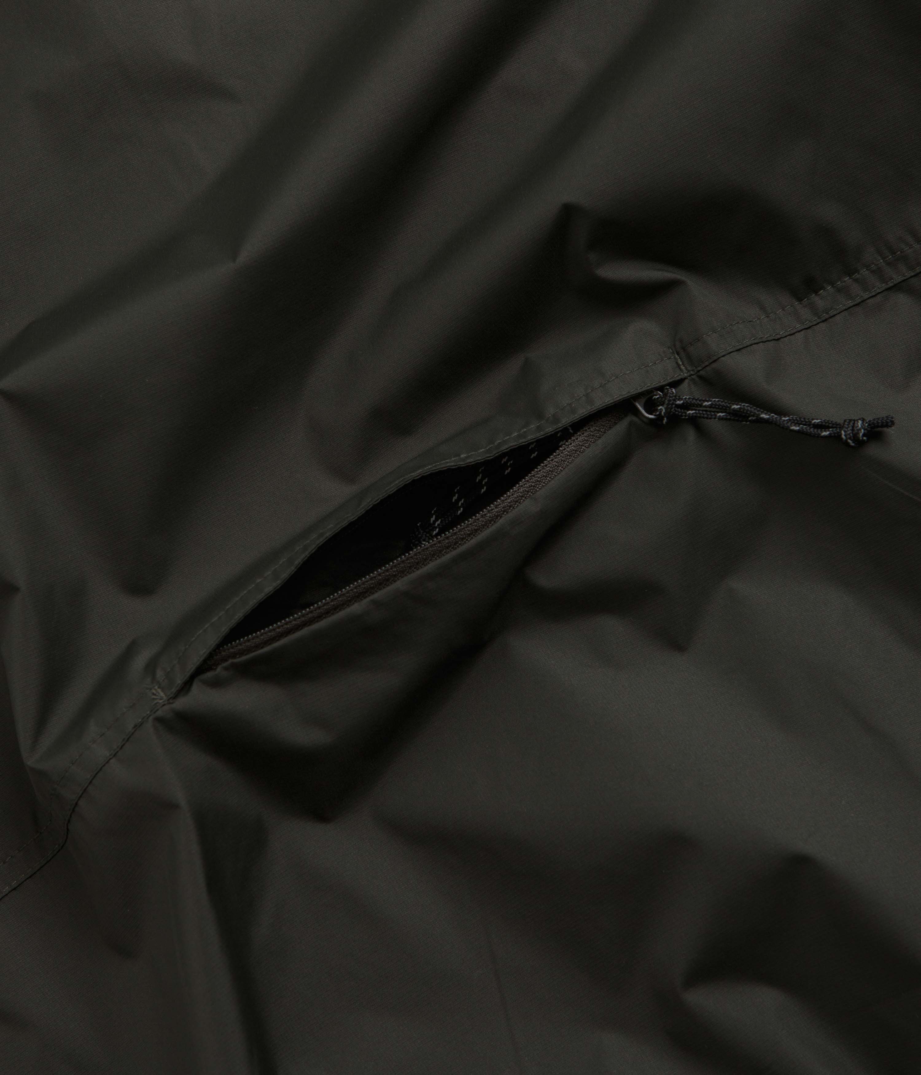 Polar Packable Anorak Jacket - Dirty Black - Image 6