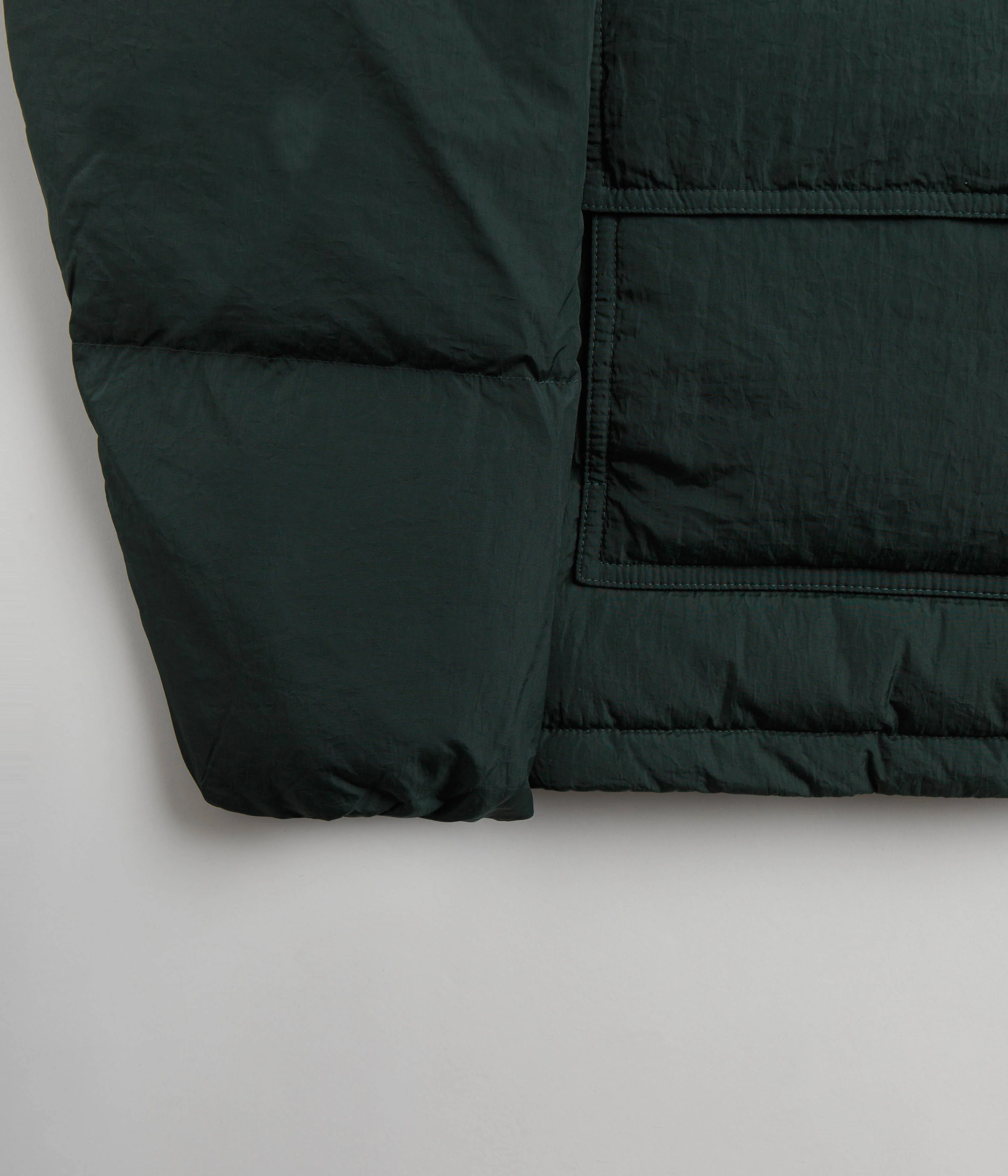 Polar Pocket Puffer Jacket - Dark Teal - Image 3