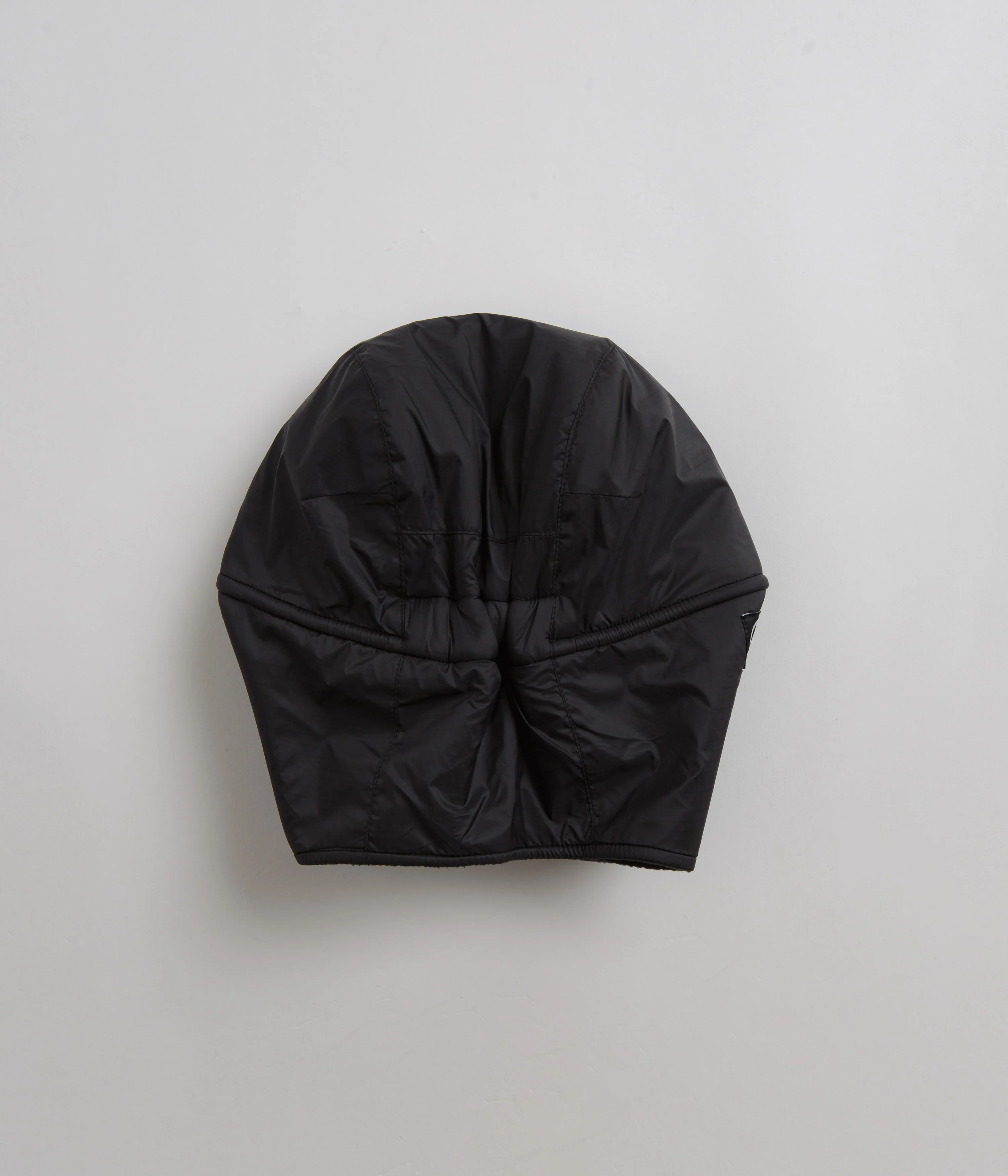 Polar Ripstop Luke Flap Cap - Black - Image 3