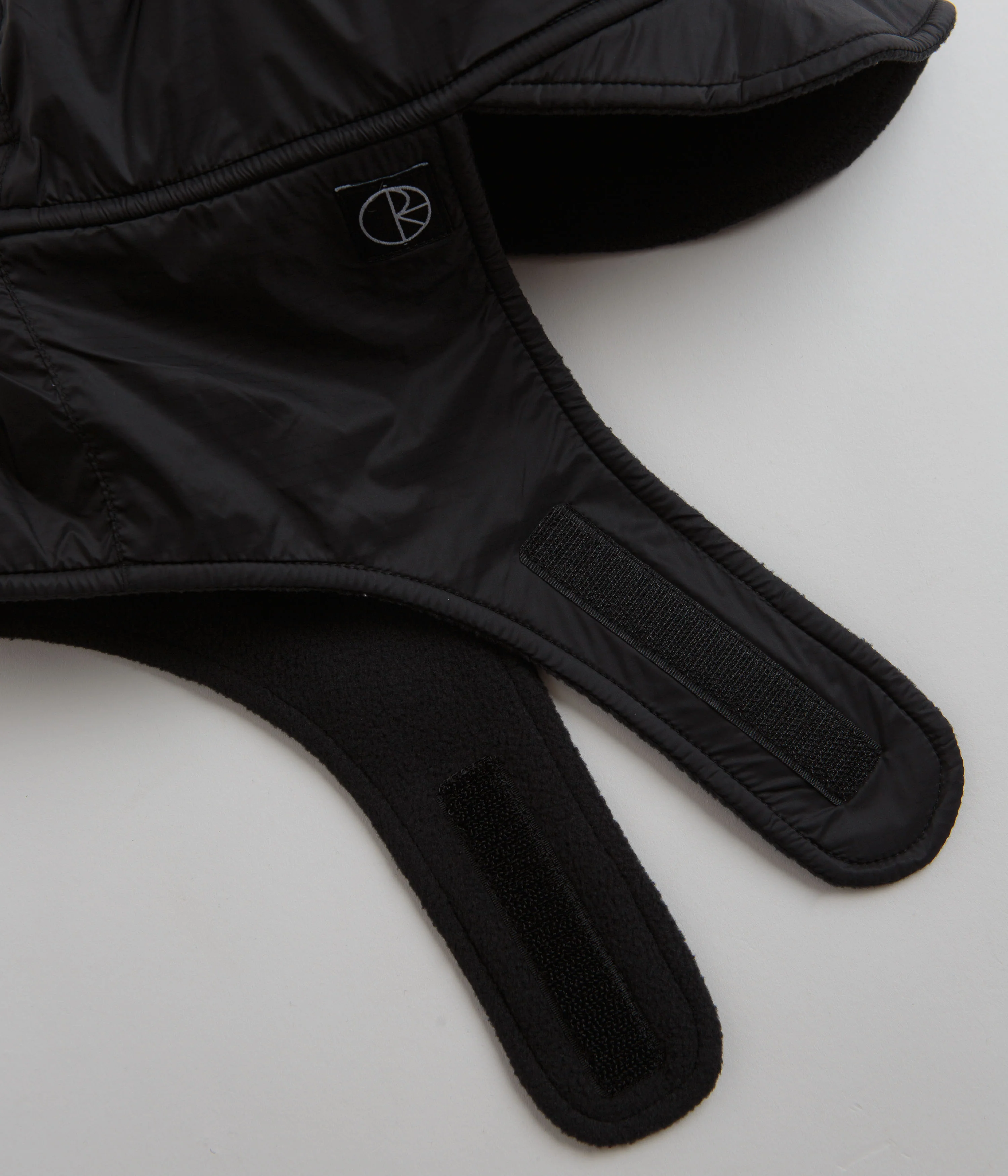 Polar Ripstop Luke Flap Cap - Black - Image 4