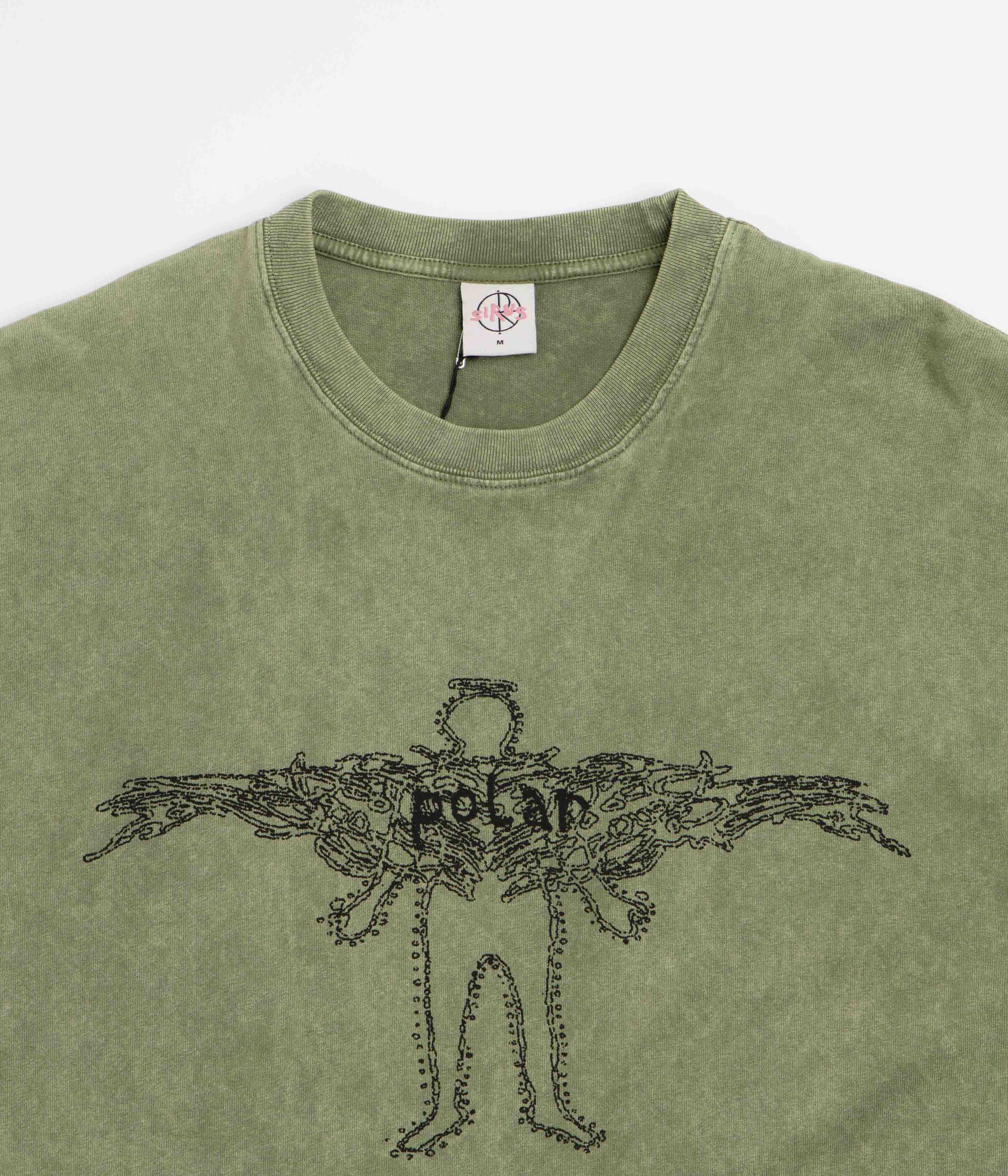 Polar Soul Acid T-Shirt - Army Green - Image 2