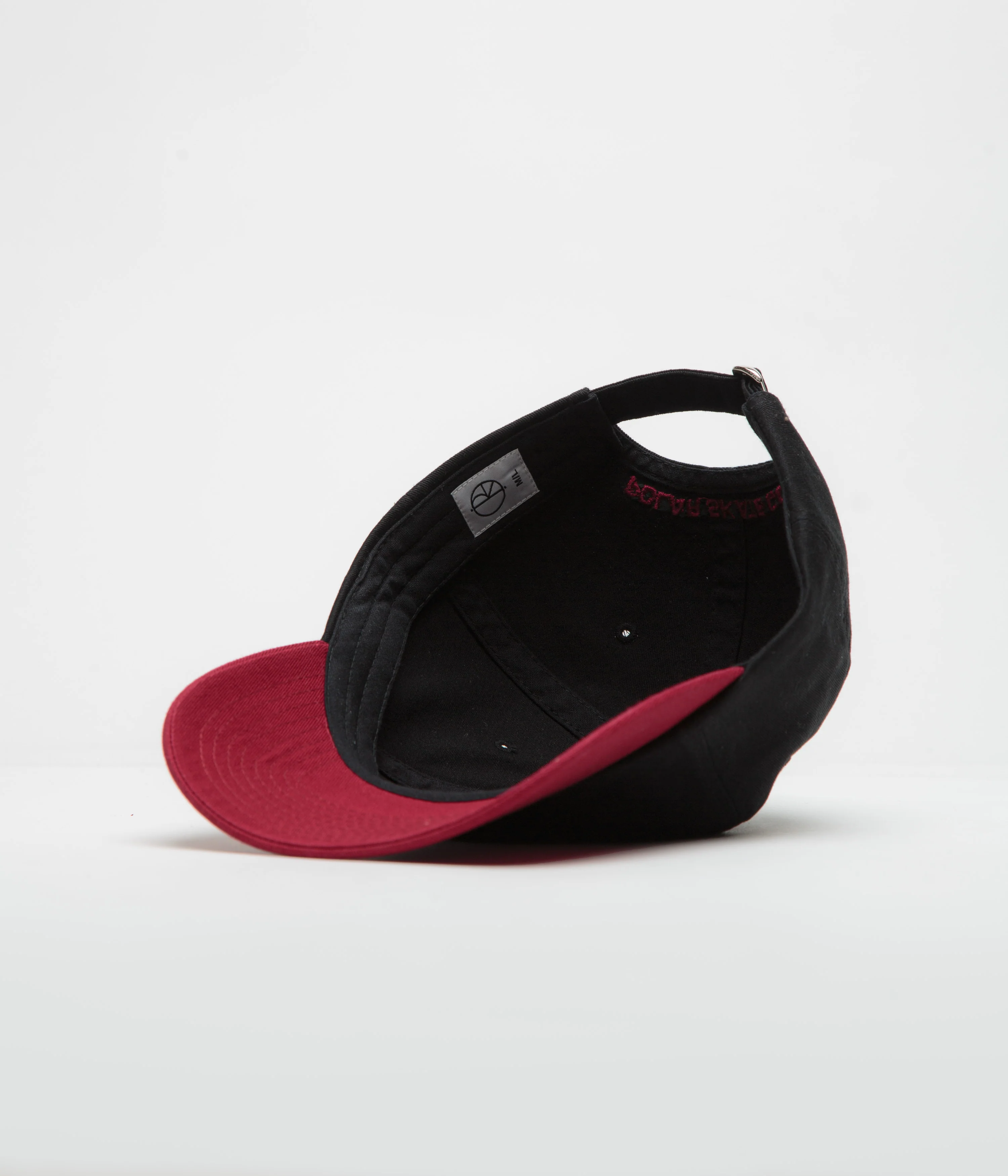 Polar Stroke Logo Sami Cap - Black / Redcurrant - Image 4