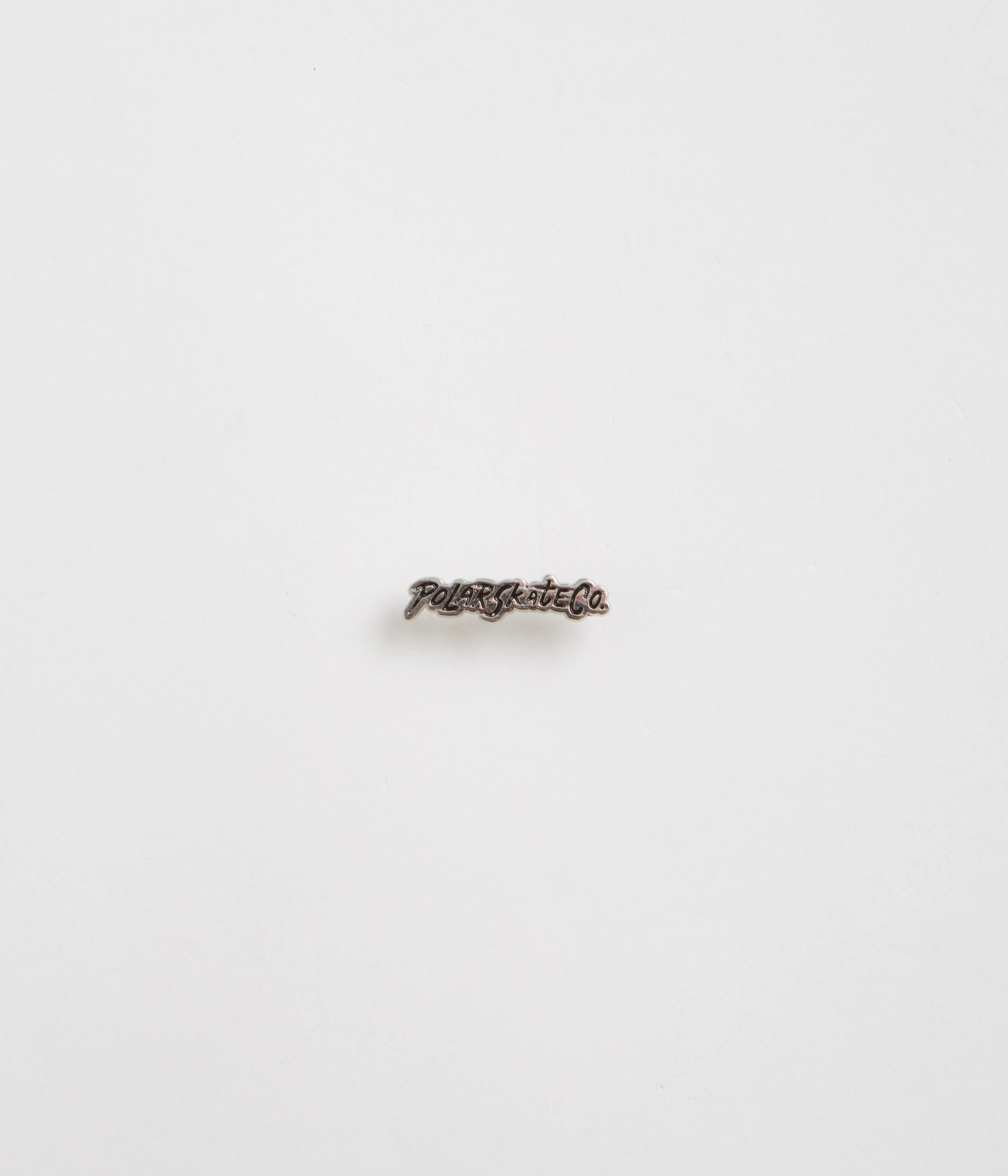 Polar Surf Logo Pin - Silver / Black