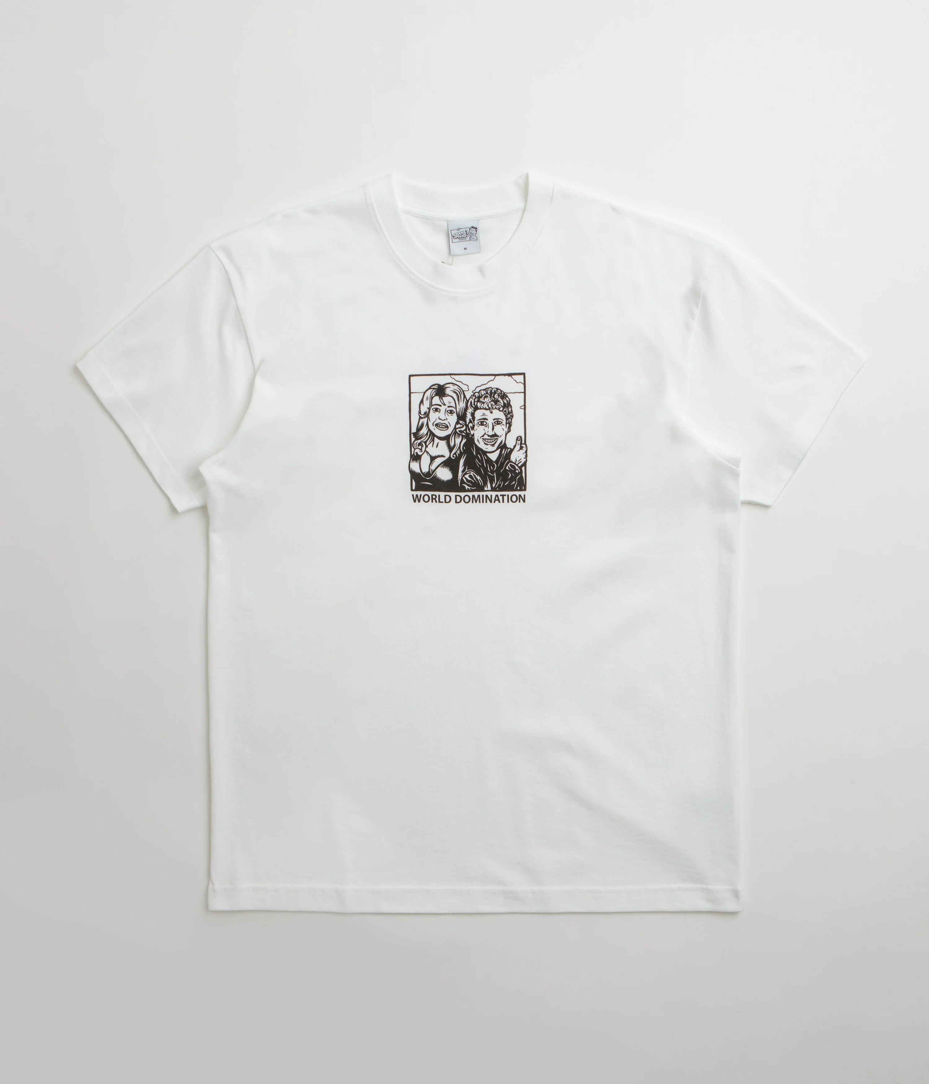 Polar World Domination T-Shirt - White / Black / White