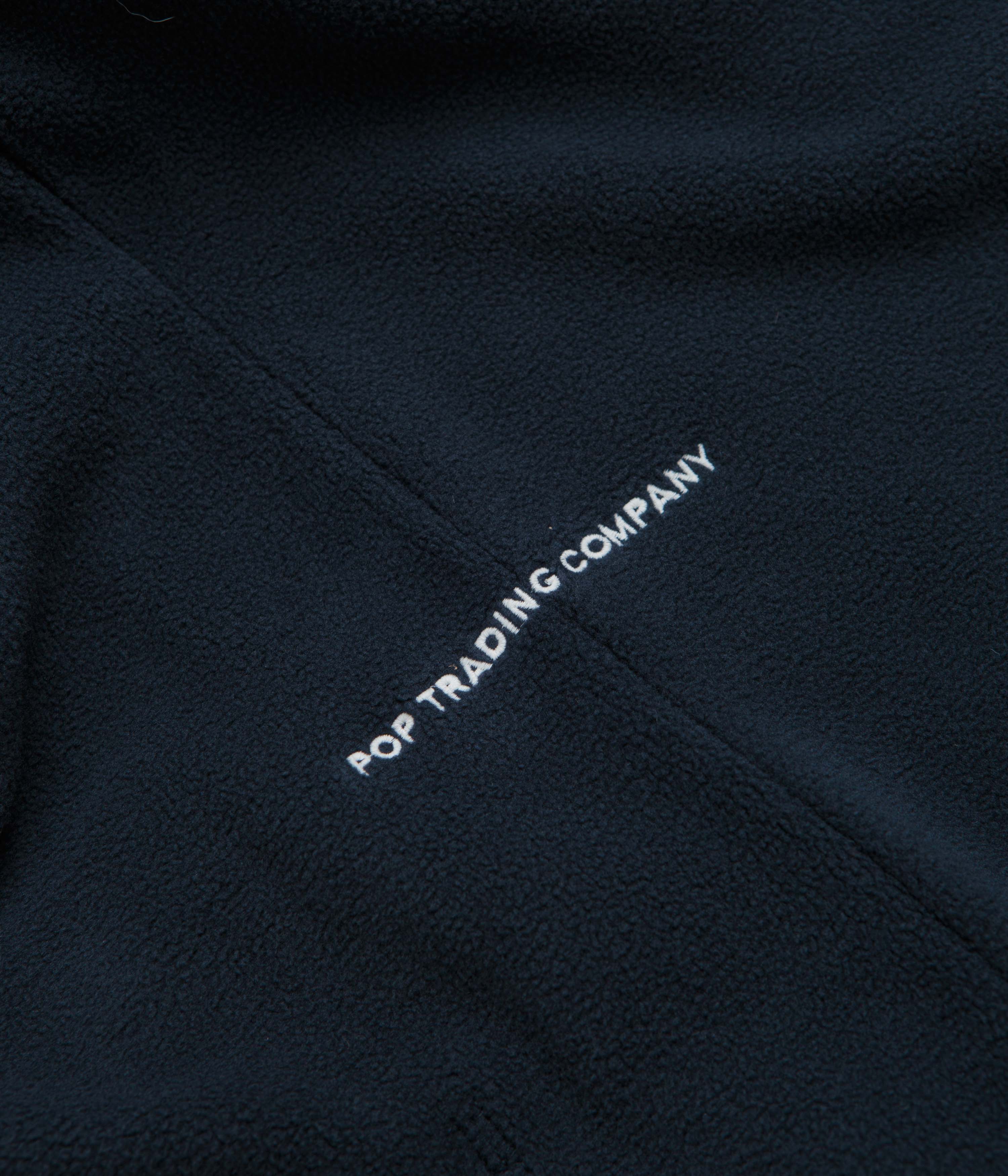 Pop Trading Company Arch Hoodie - Navy / Red - Image 5