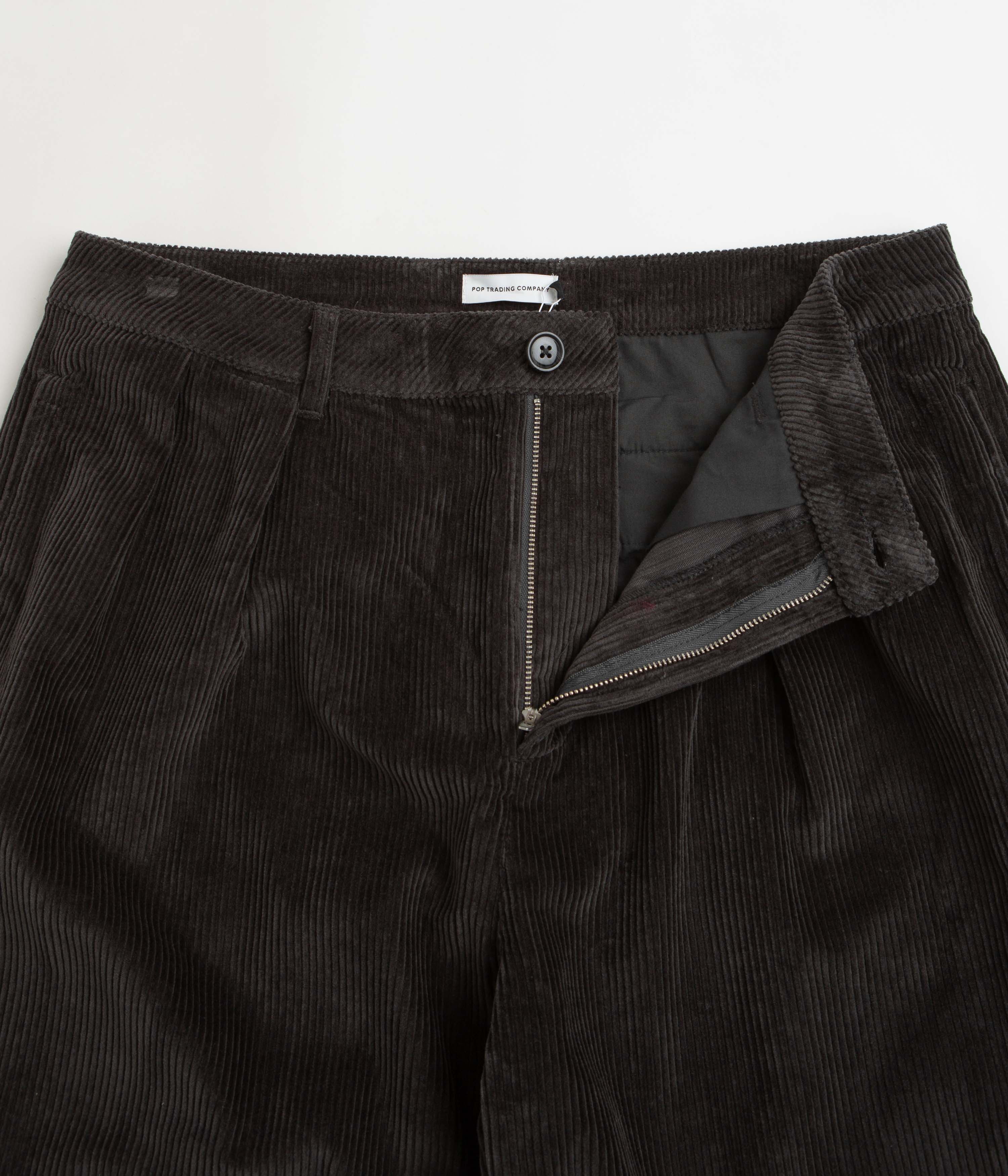 Pop Trading Company Corduroy Suit Pants - Anthracite - Image 6