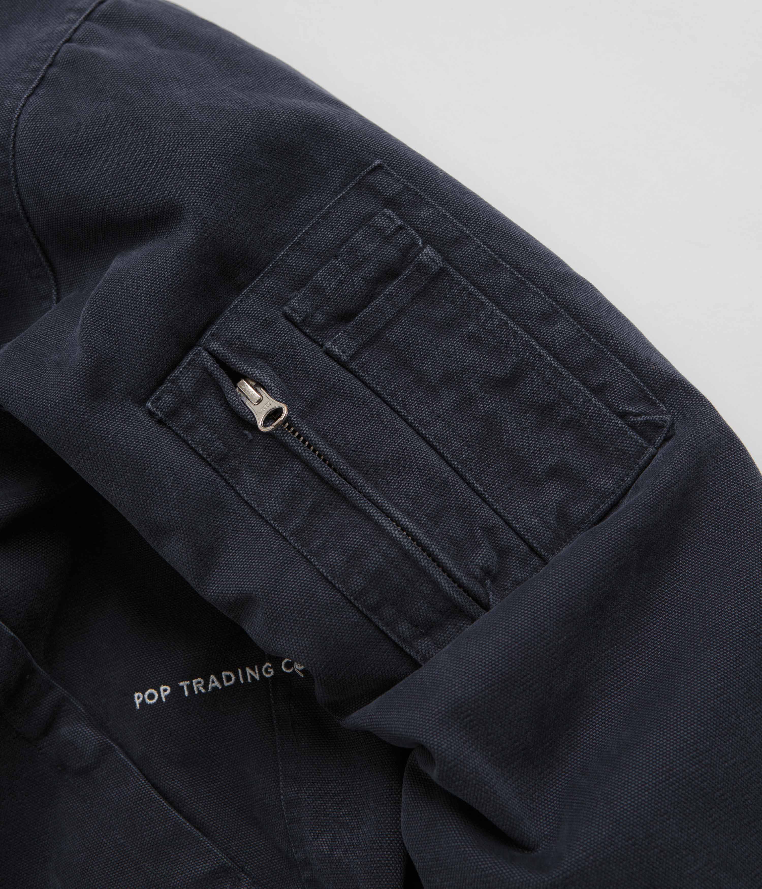 Pop Trading Company Flight Jacket - Navy - Image 7