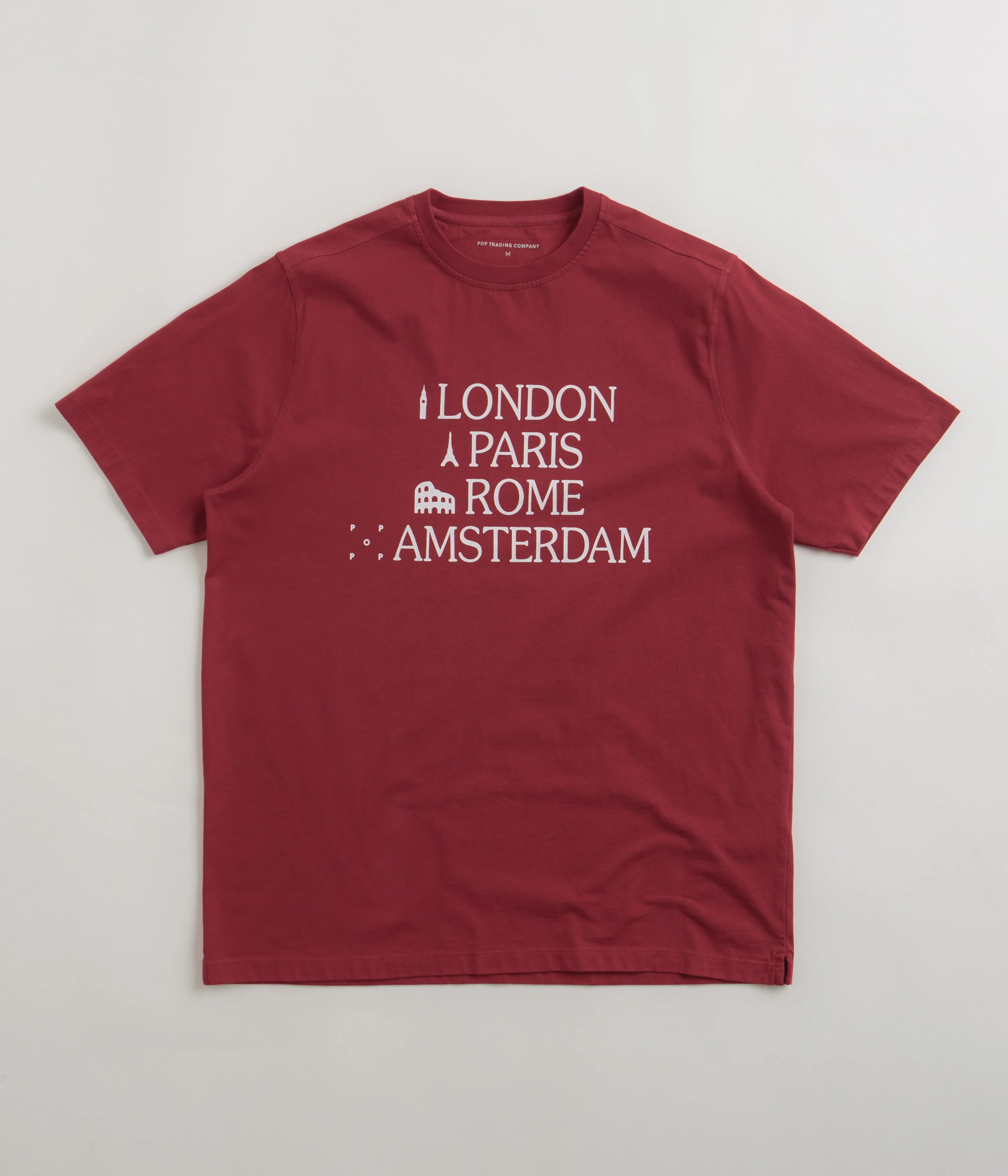 Pop Trading Company Icons T-Shirt - Rio Red