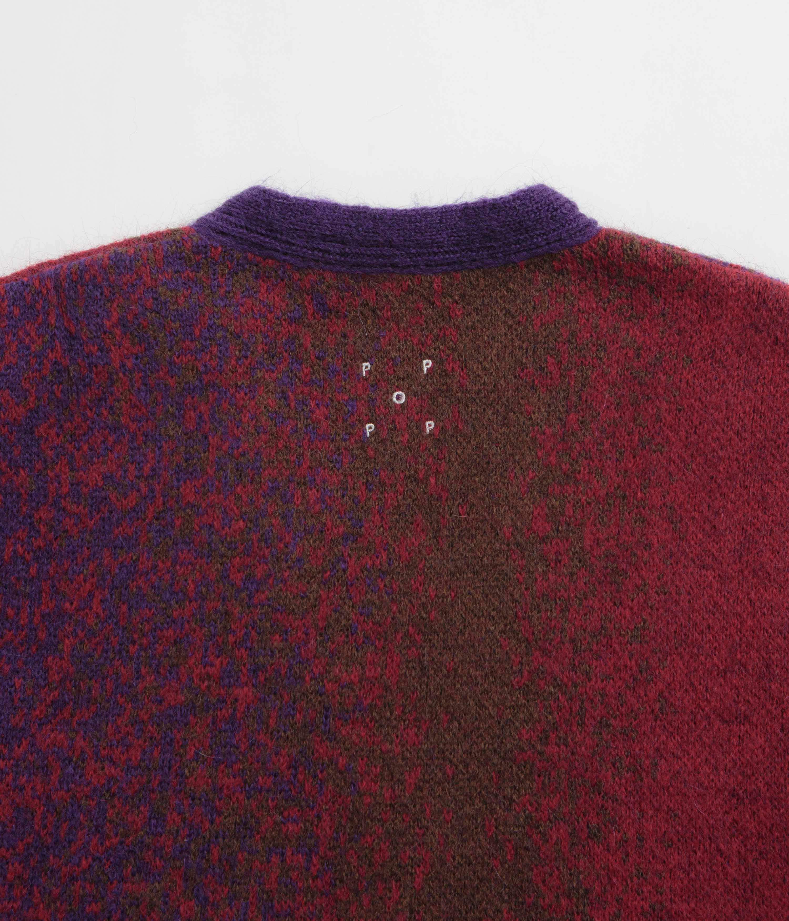 Pop Trading Company Knitted Cardigan - Multicolour - Image 5