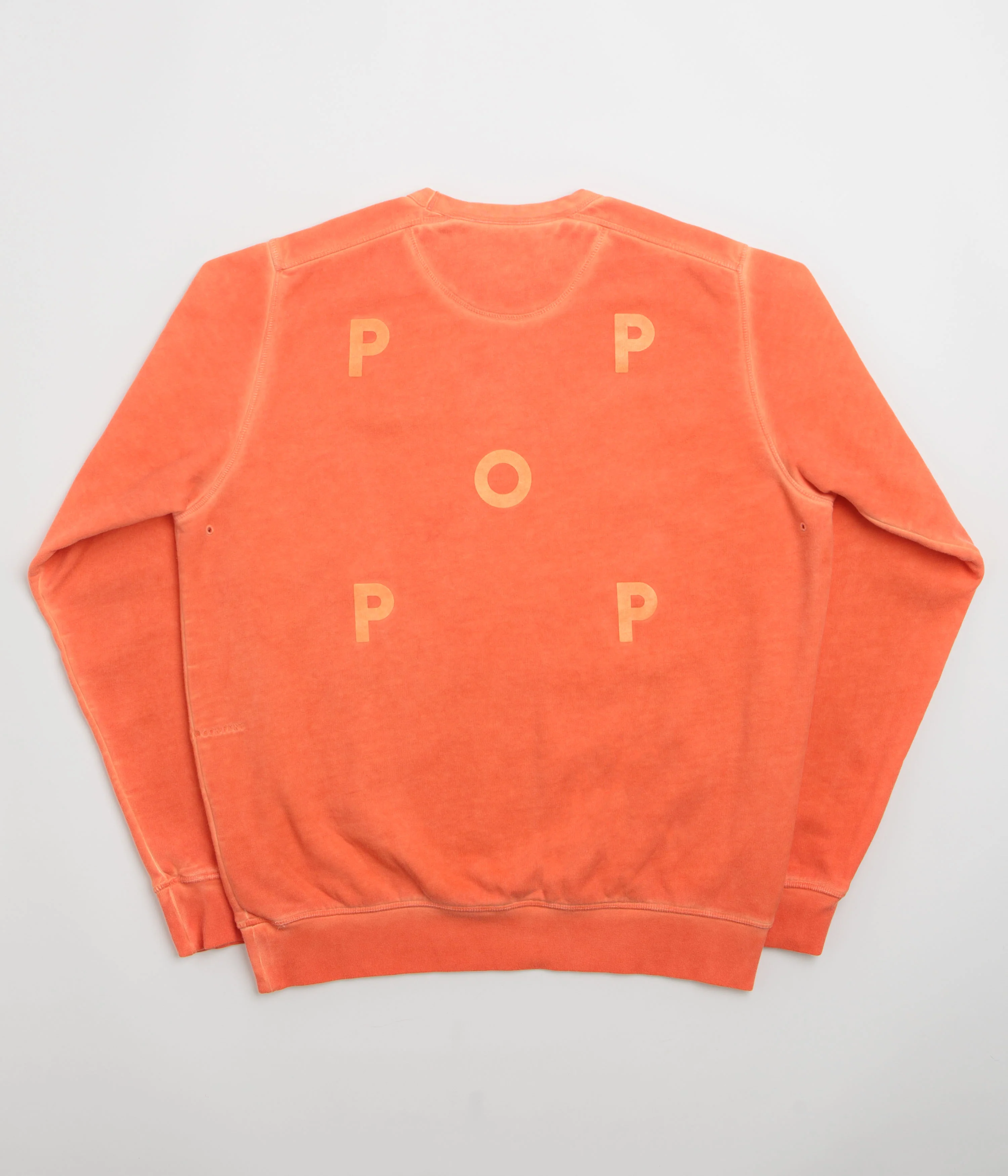 Pop Trading Company Logo Crewneck Sweatshirt - Island Poppy