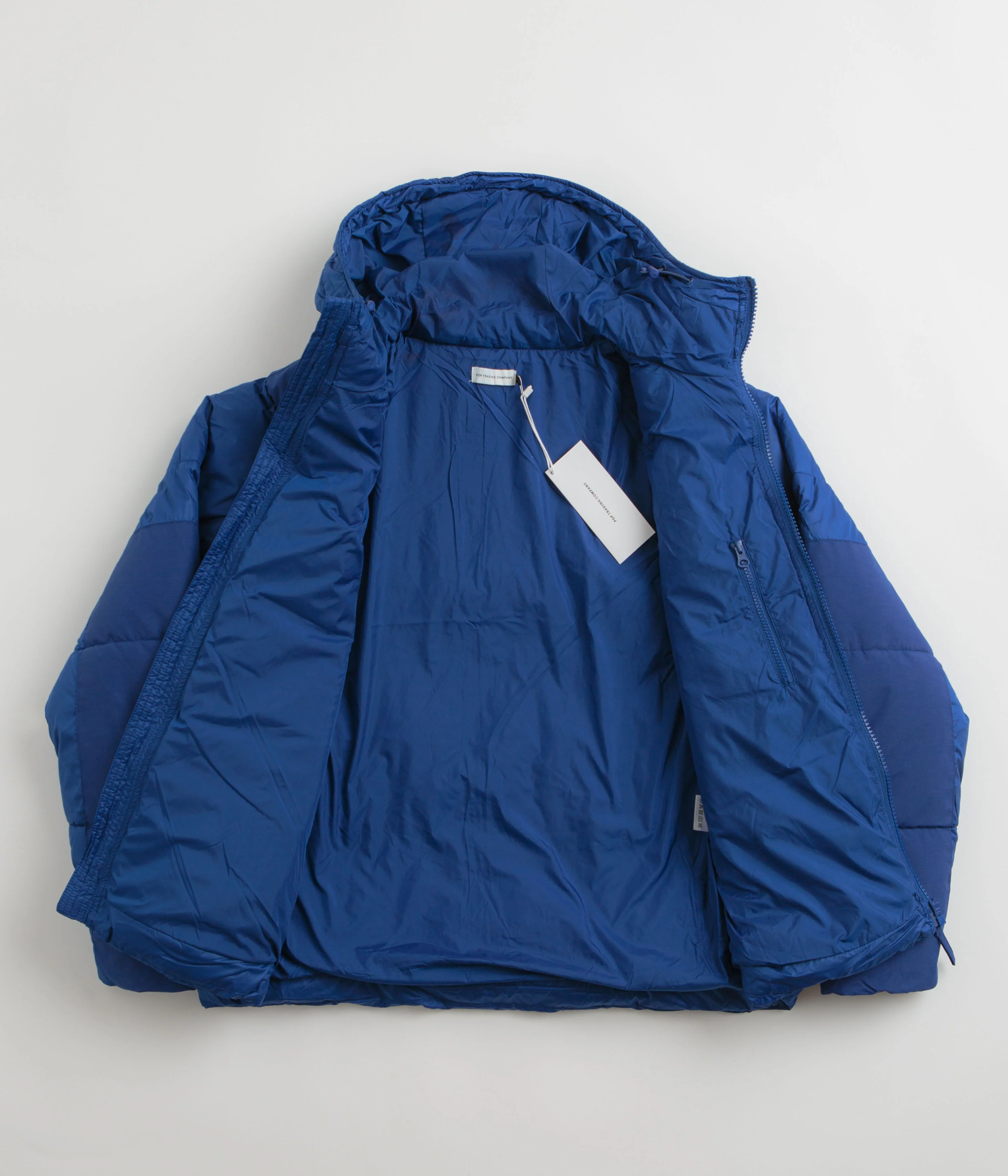 Pop Trading Company Puffer Jacket - Sodalite Blue - Image 2