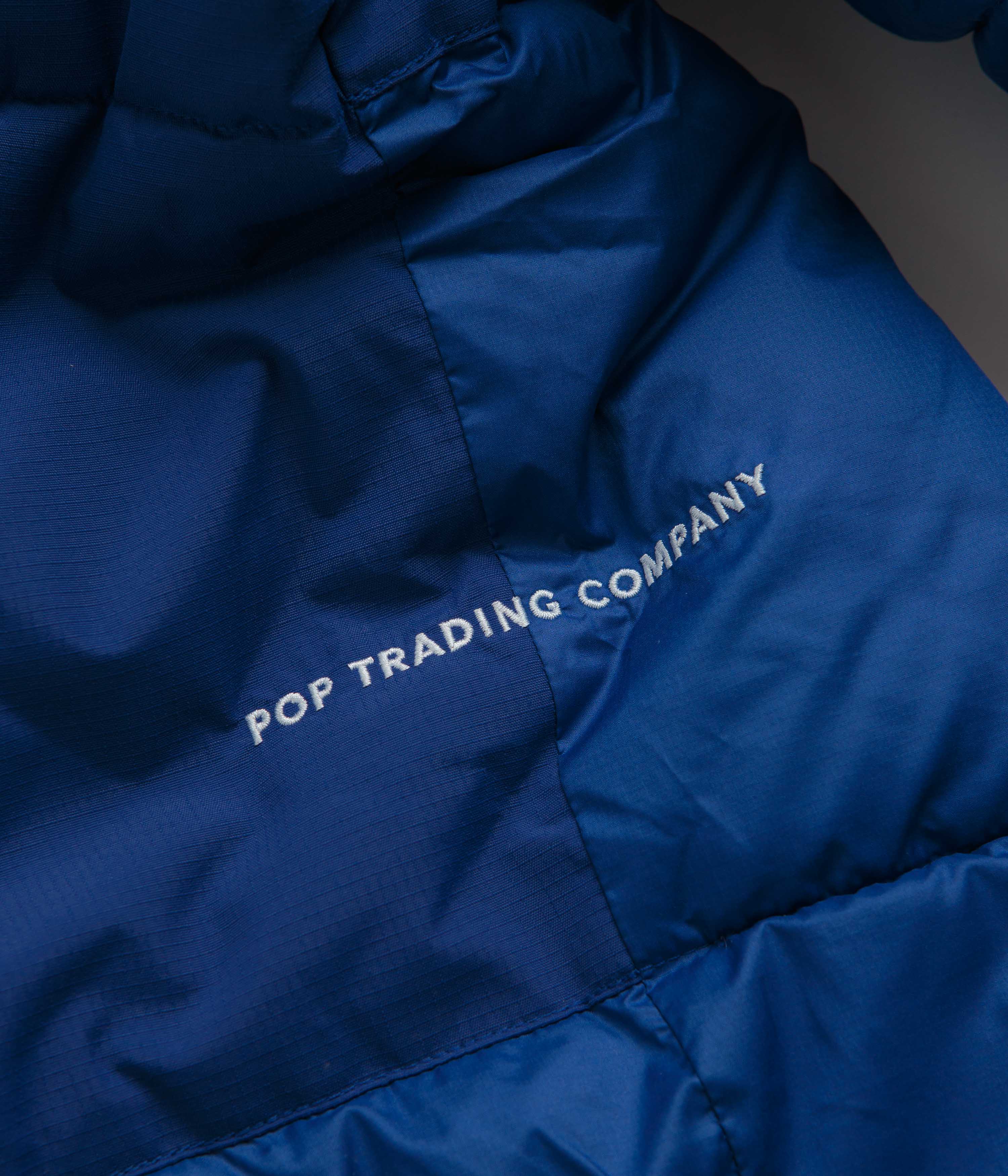 Pop Trading Company Puffer Jacket - Sodalite Blue - Image 7