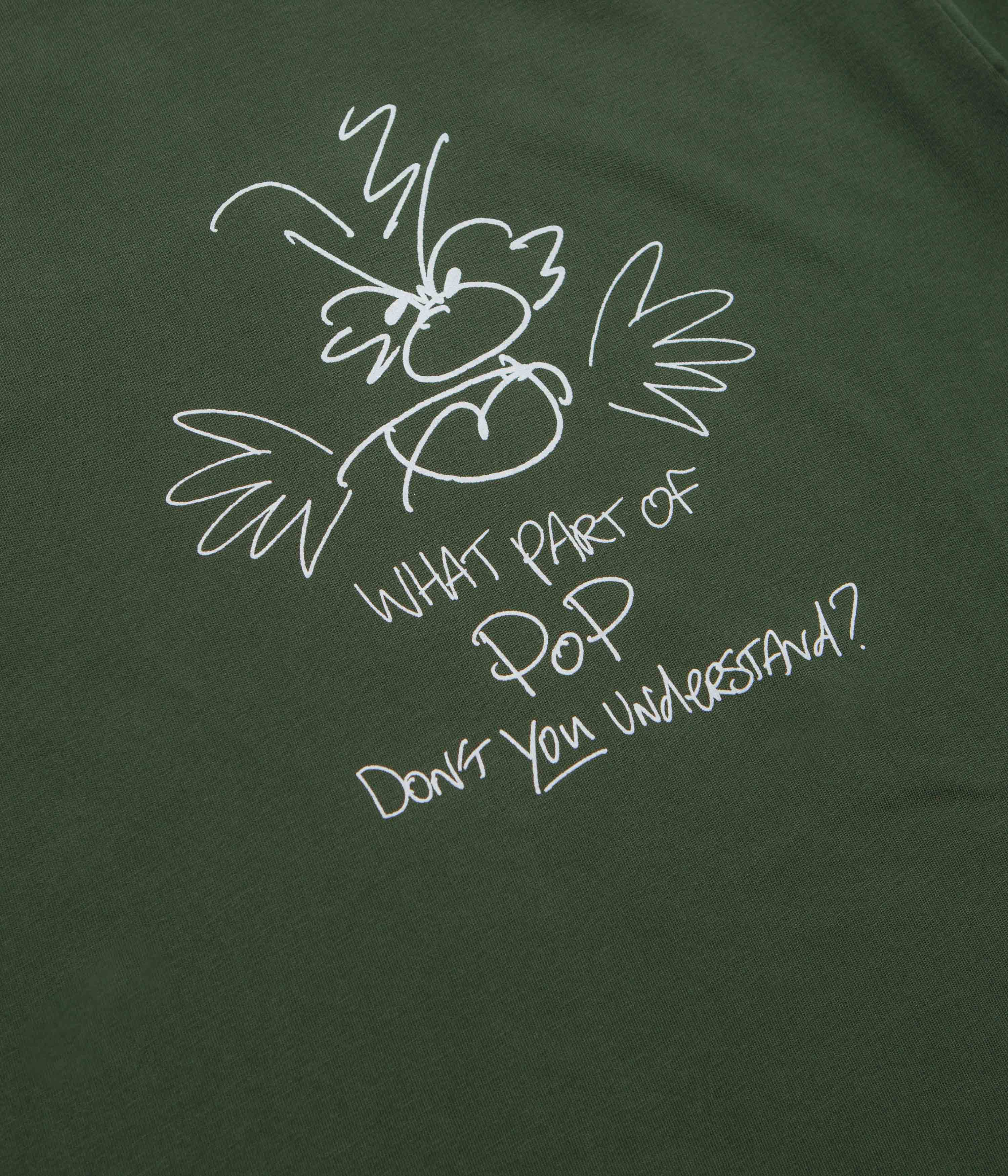 Pop Trading Company Understand T-Shirt - Duffel Green - Image 2