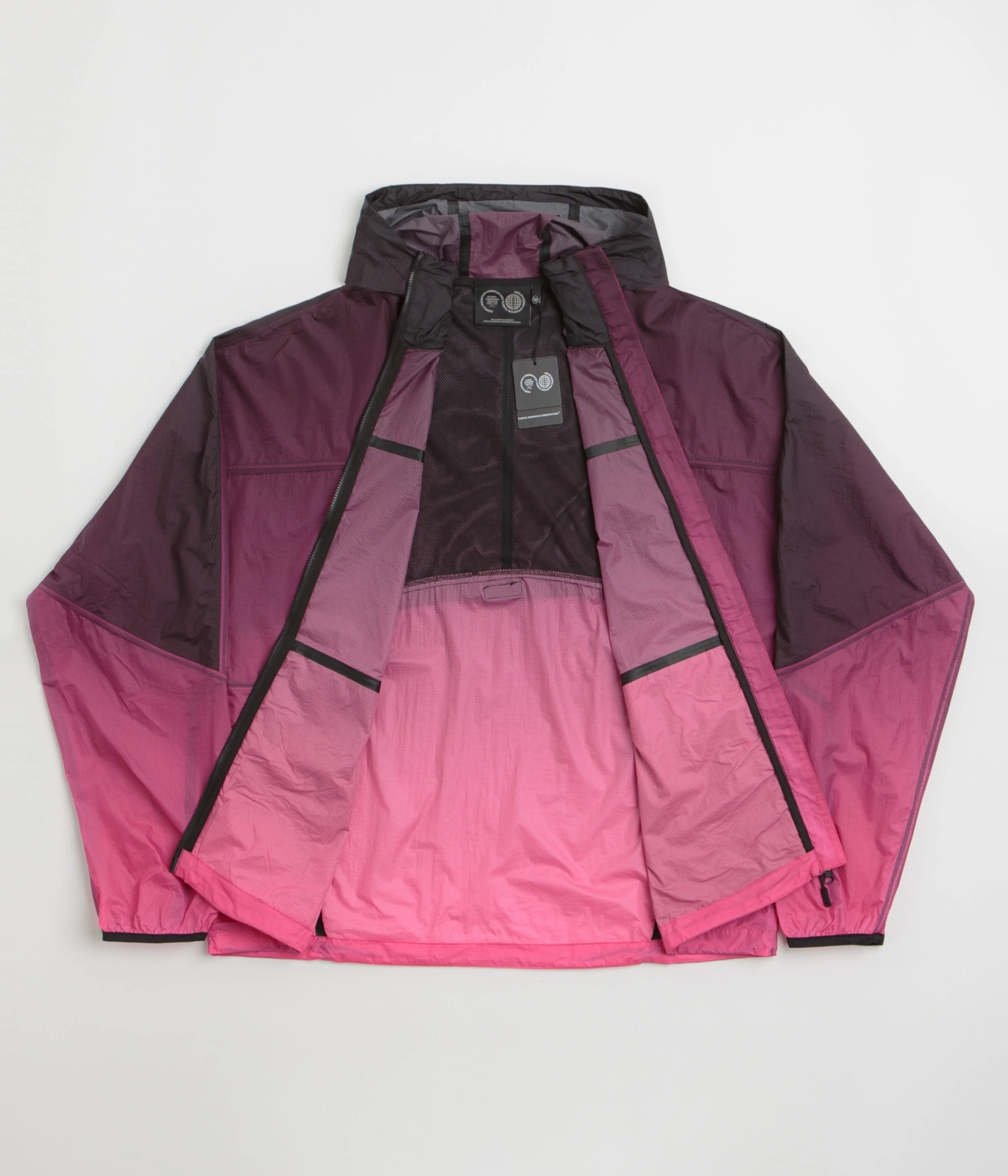 Purple Mountain Observatory Breeze Jacket - Rasberry Ombre - Image 2