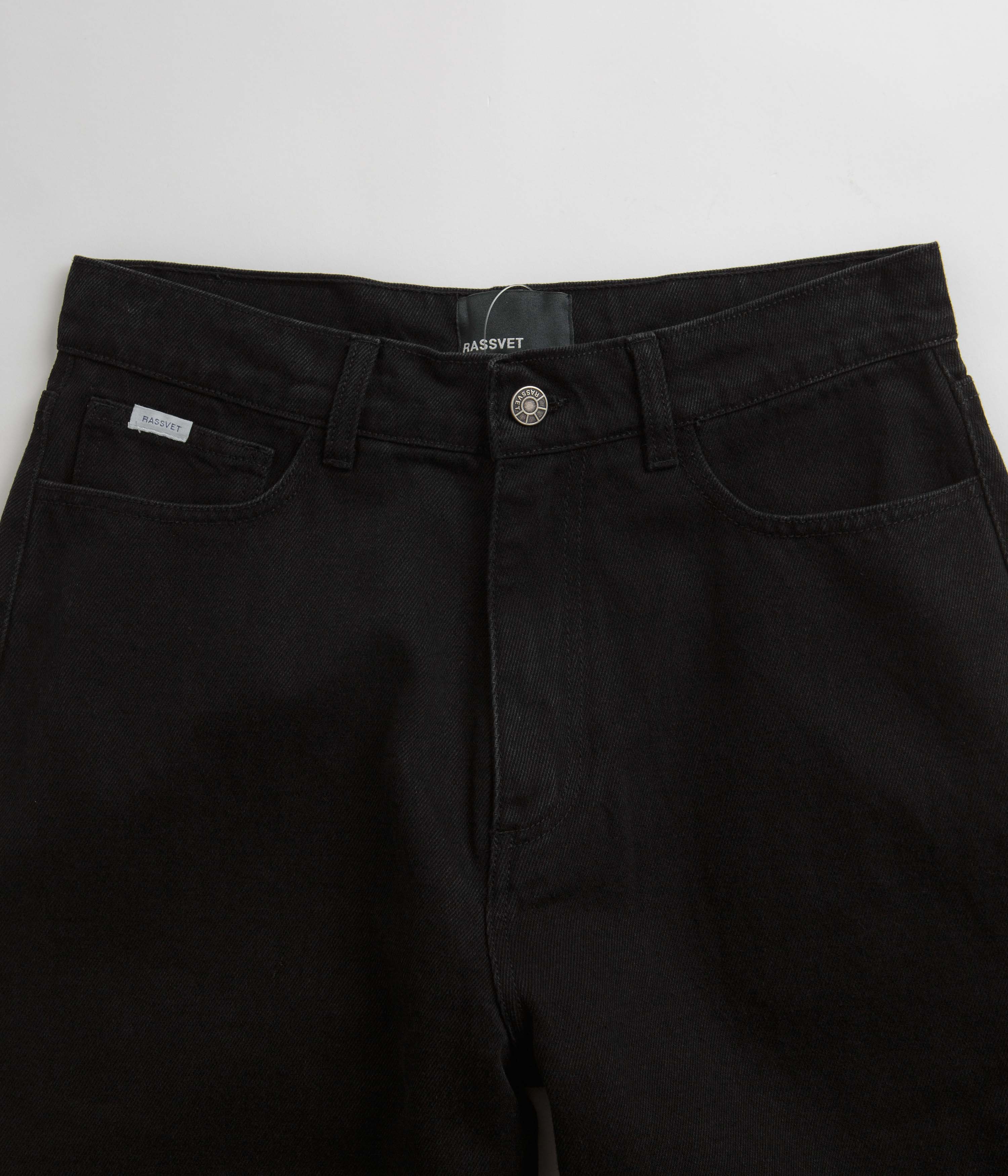 Rassvet Typo Classic Jeans - Black - Image 4